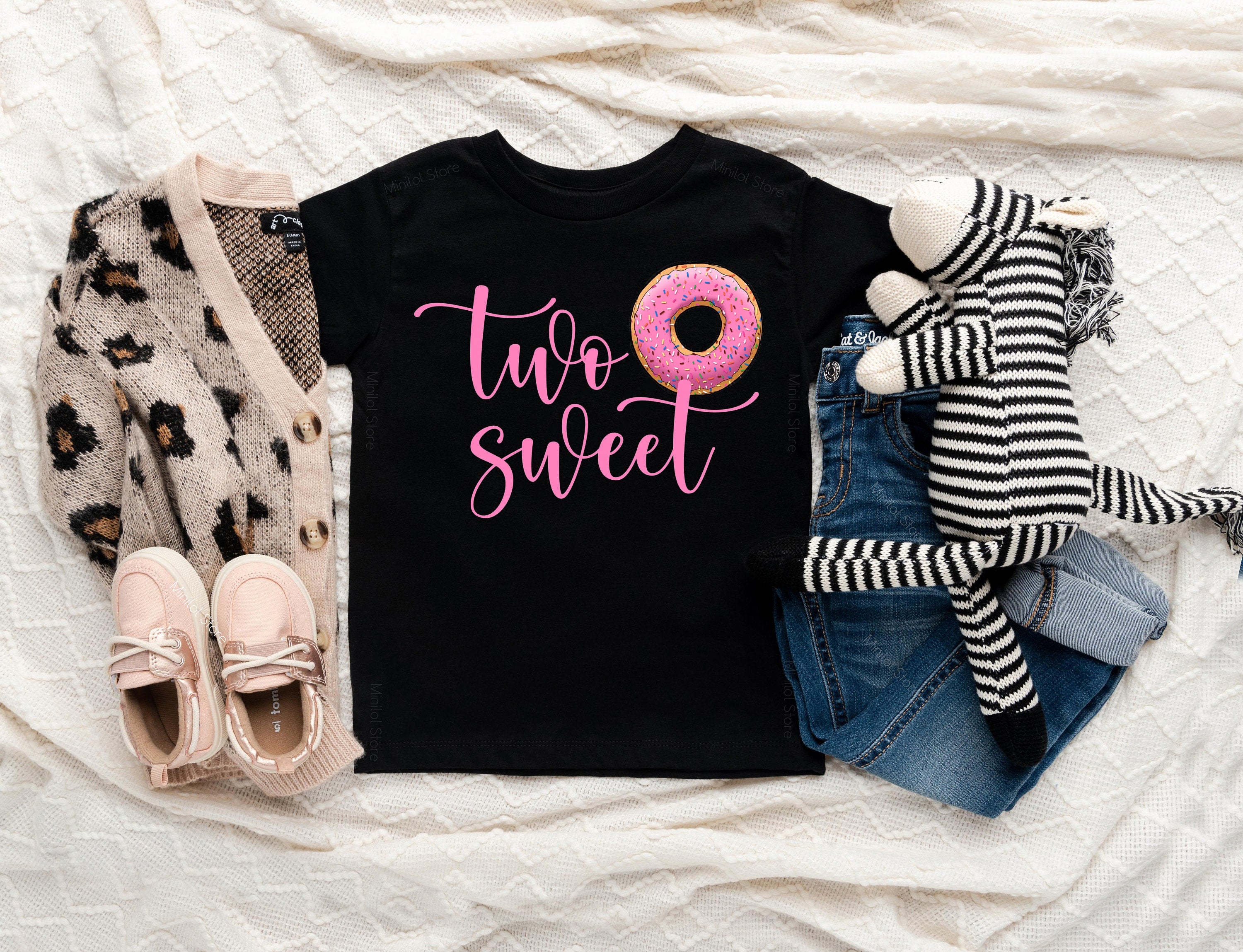 Two Sweet Birthday Shirt, Donut Birthday Shirt, Doughnut Birthday T Shirt, Second Birthday Shirt, Toddler Birthday, Kids Birthday Shirt