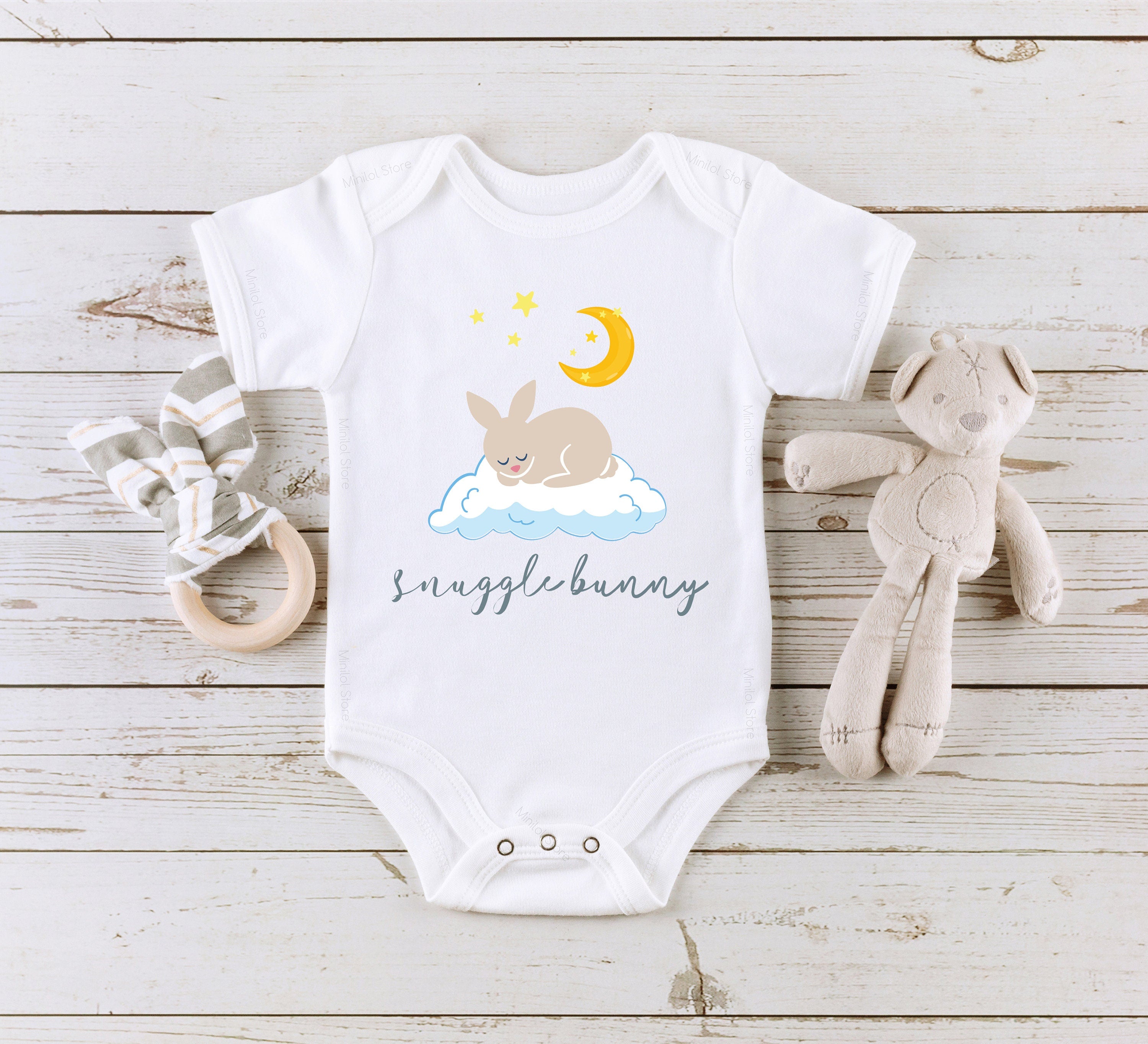 Snuggle Bunny Baby Girl Onesie® Cute Baby Girl Onesie® Bunny Baby Girl Onesie® Baby Snuggle Buddy