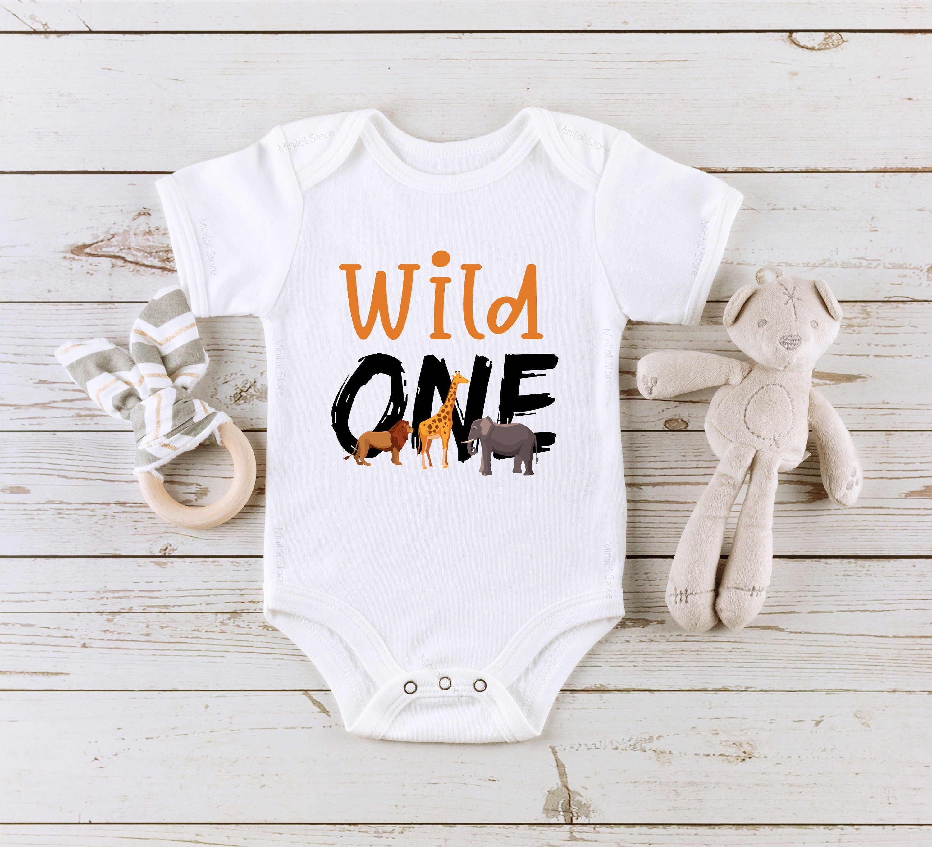 First Birthday Boy Onesie® Wild One Onesie®, Zoo Birthday Shirt, One Shirt, First Birthday Party Shirt, Zoo Animal Birthday Party Shirt