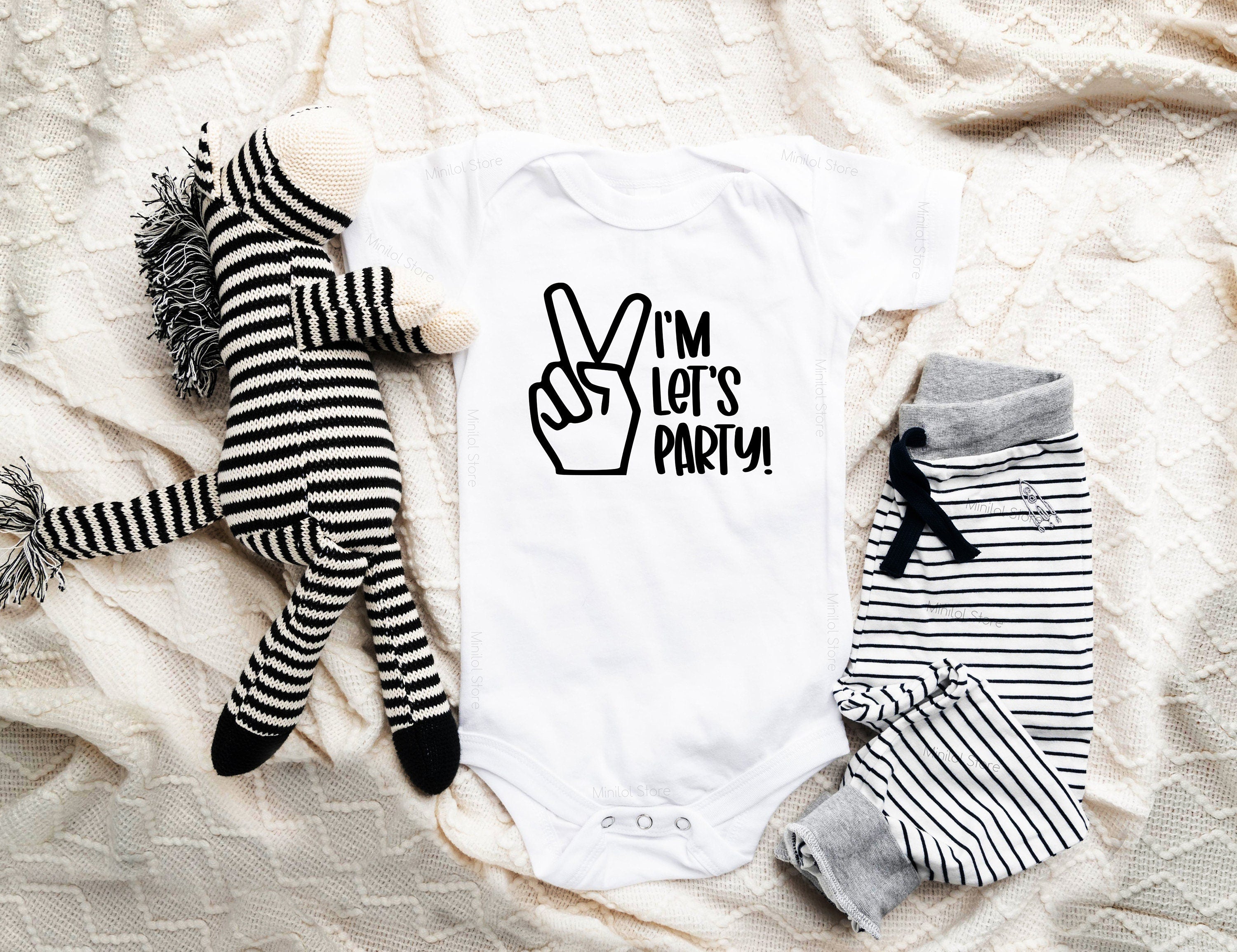 I'm Two Lets Party OnesieĀ®, Two Year Old Birthday OnesieĀ® Boy, 2nd Birthday OnesieĀ®, Birthday Boy OnesieĀ® 2, Boys 2nd Birthday OnesieĀ®