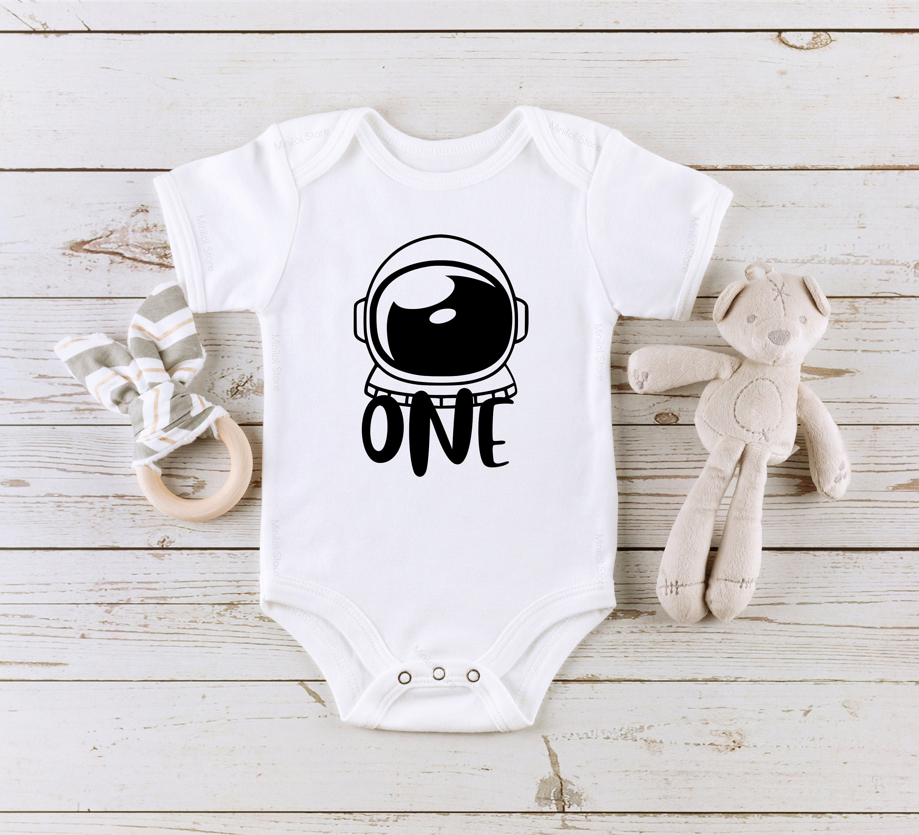 Space Shirt, Astronaut 1st Birthday, 1st Birthday Shirt, Moon Shirt, First Birthday Shirt, One Shirt, Boys 1st Birthday