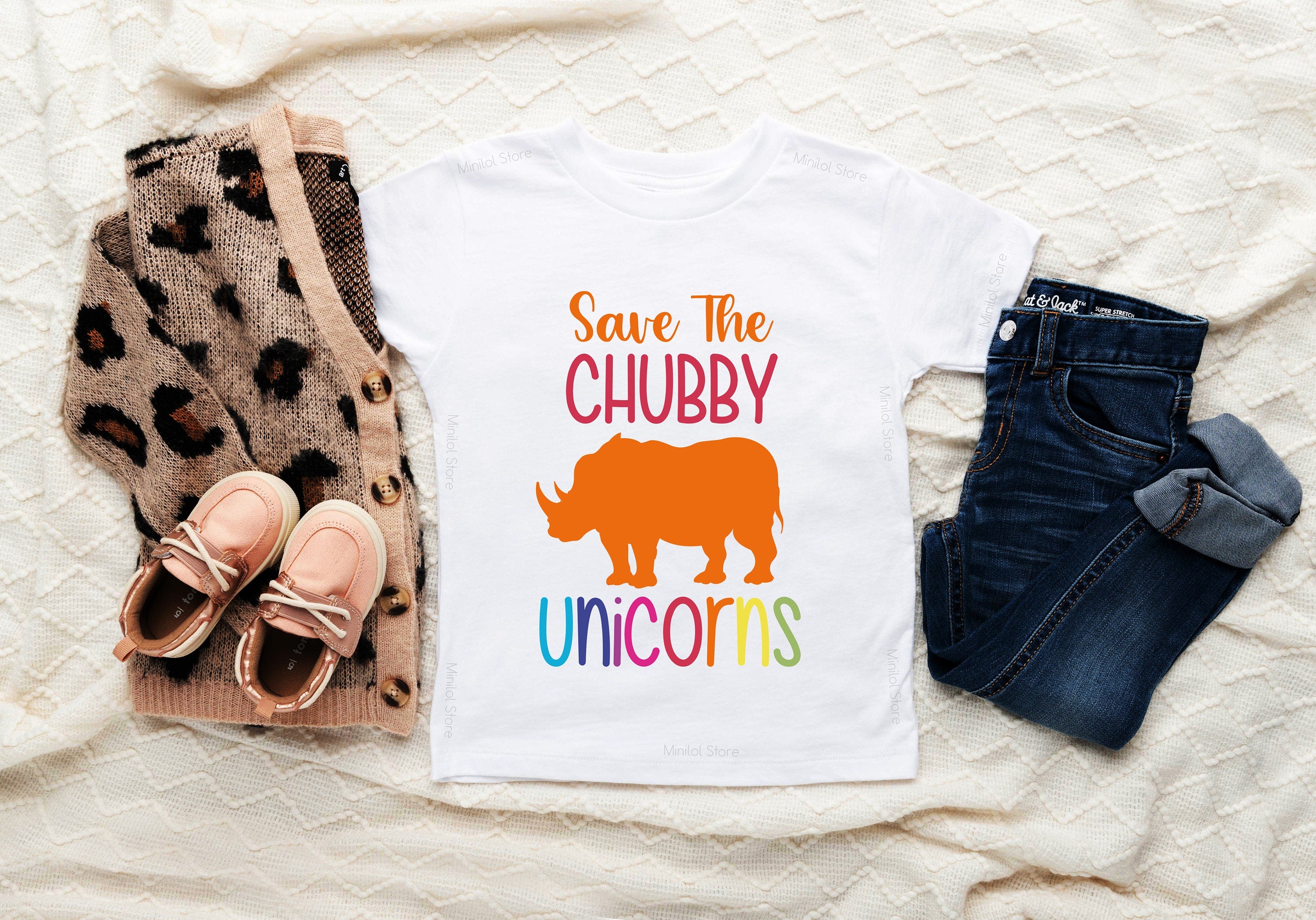 Save The Chubby Unicorn Onesie® Rhino Onesie® Baby, Cute Rhinoceros Baby Onesie®