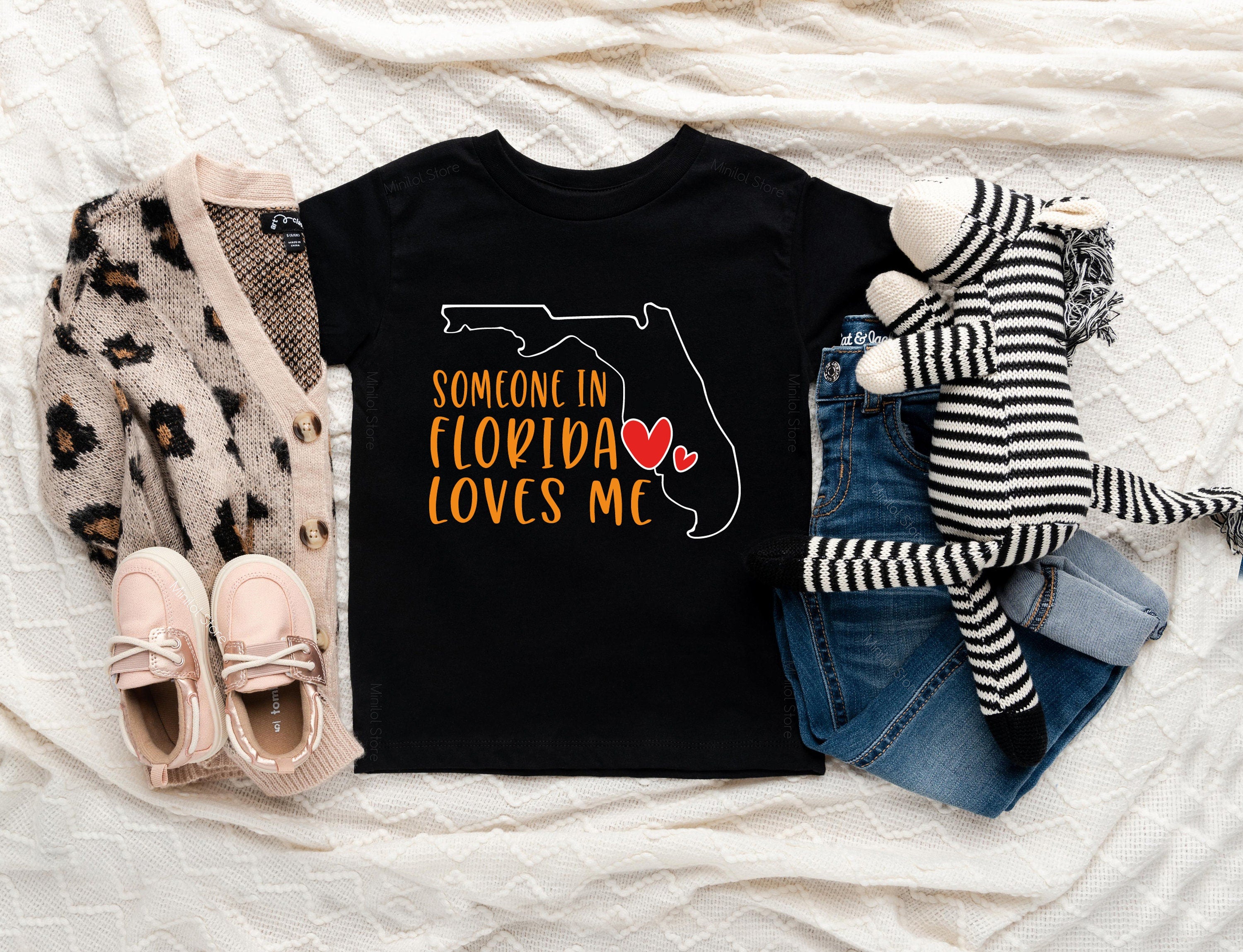 Someone In Florida Loves Me Shirt, Florida Baby Shirt, Loved Kids Shirt, Country Shirt