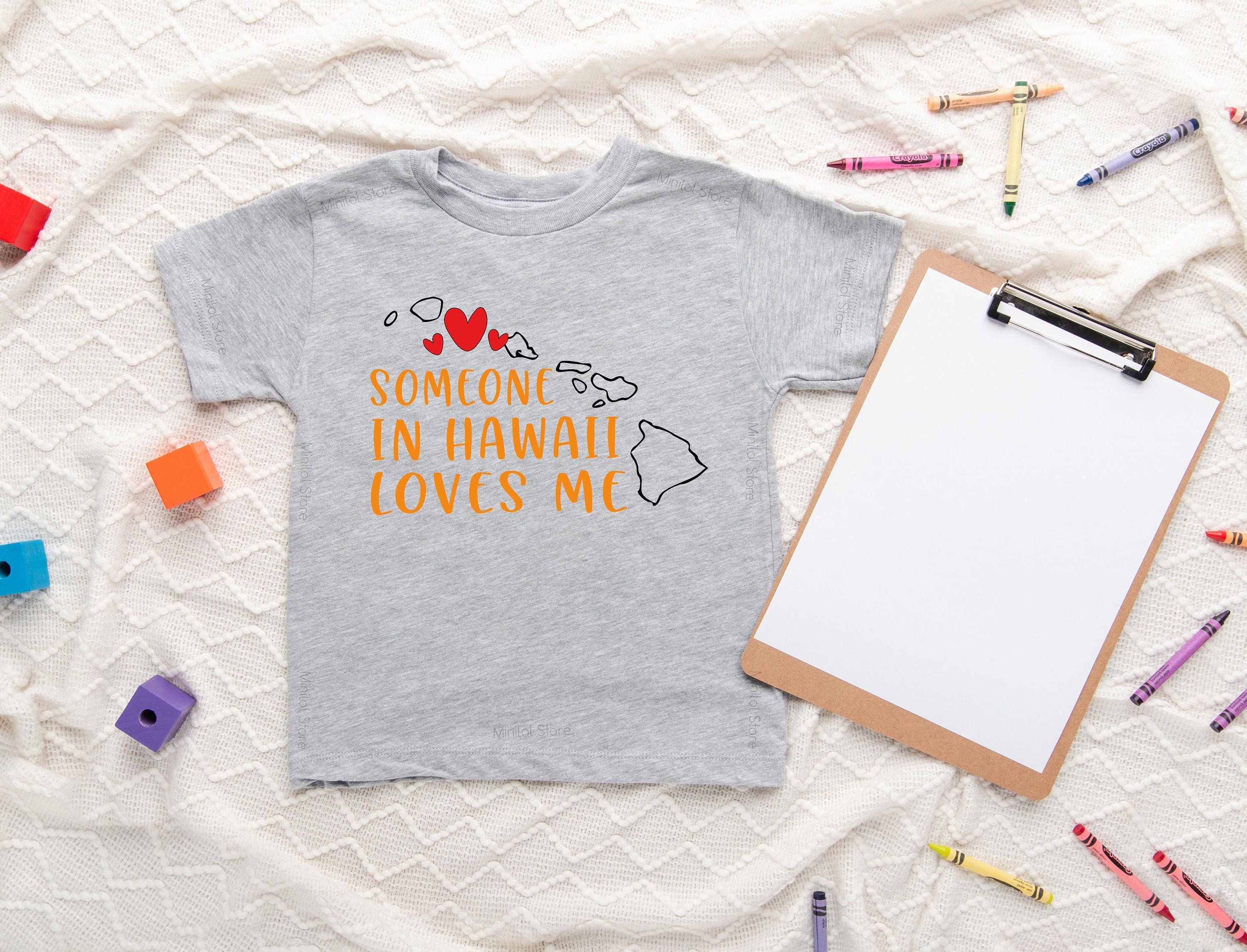 Someone In Hawaii Loves Me Onesie®, Hawaii Kids Onesie®, Loved Baby Onesie®, Hawaii Themed Baby Gift, State Bodysuit