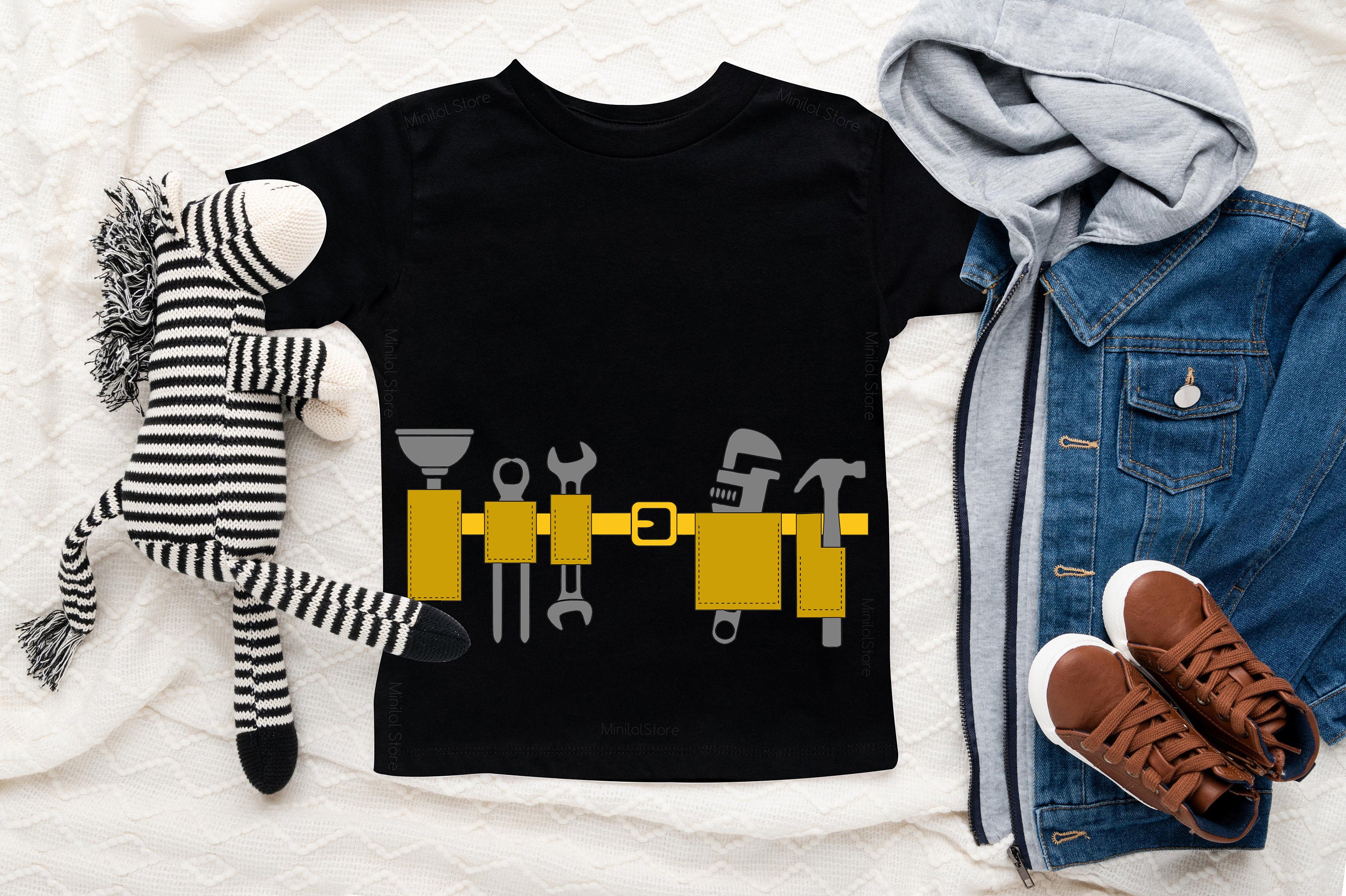 Tool Belt Shirt, Tool Belt, Kids Carpenter, Kids Construction Worker, Future Carpenter, Construction Dad, Baby Announcement, Tool Belt Kids