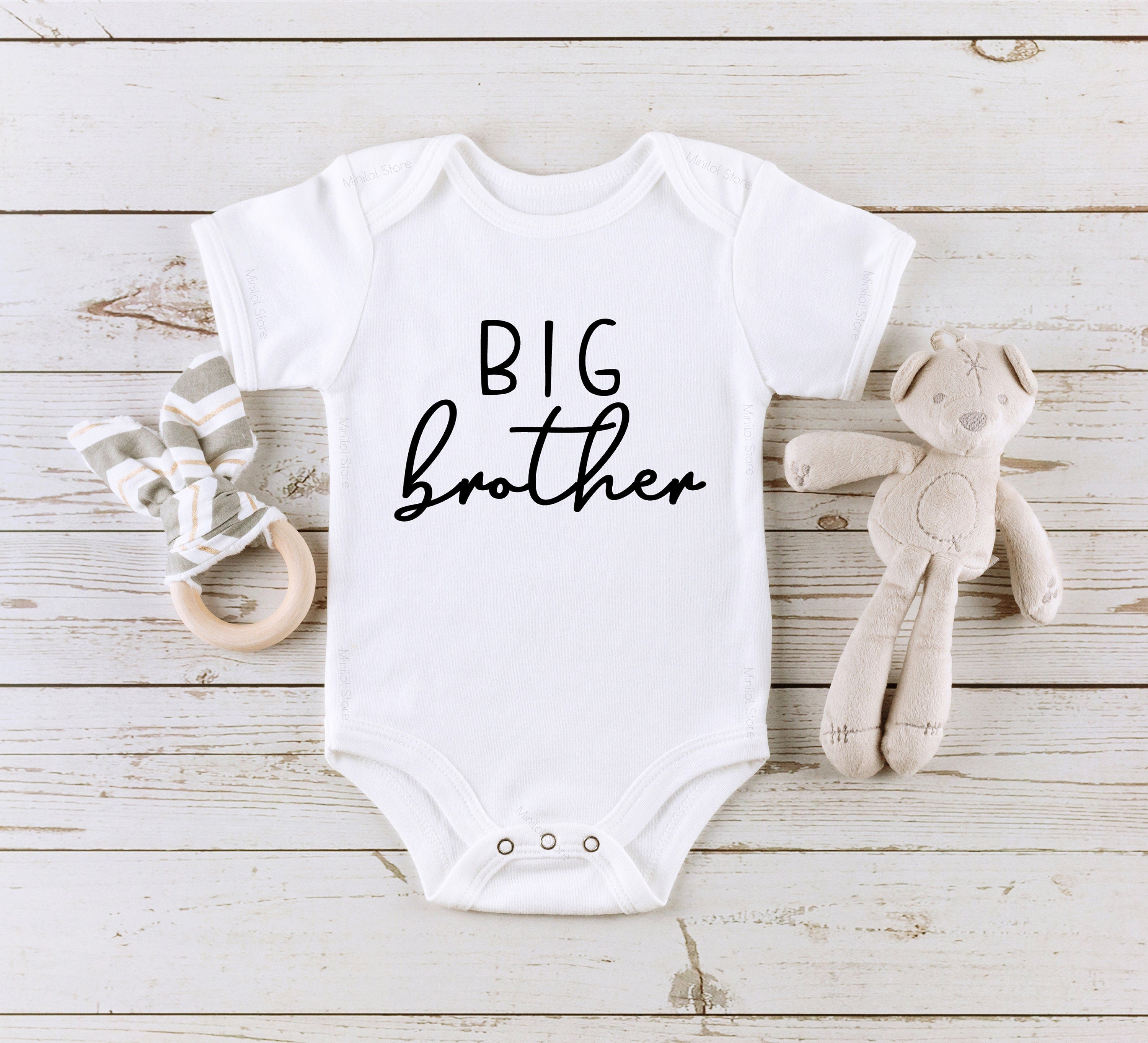 Big Brother Onesie® Big Brother Bodysuit, Cute Big Brother Onesie® Big Brother Baby Shirt