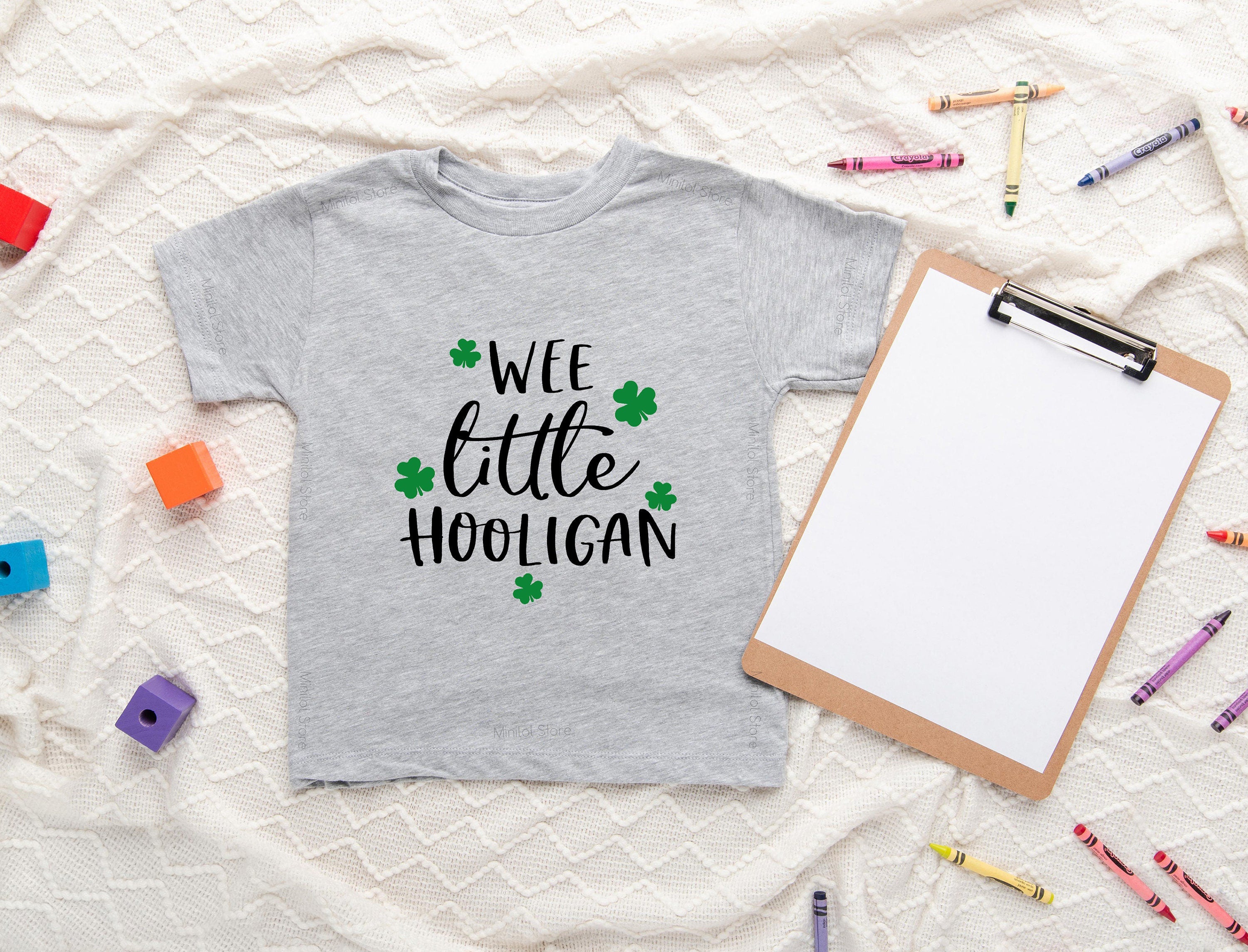 Wee Little Hooligan Kids Shirt, St. Patrick's Day Toddler Shirt, Funny Irish Toddler Shirt