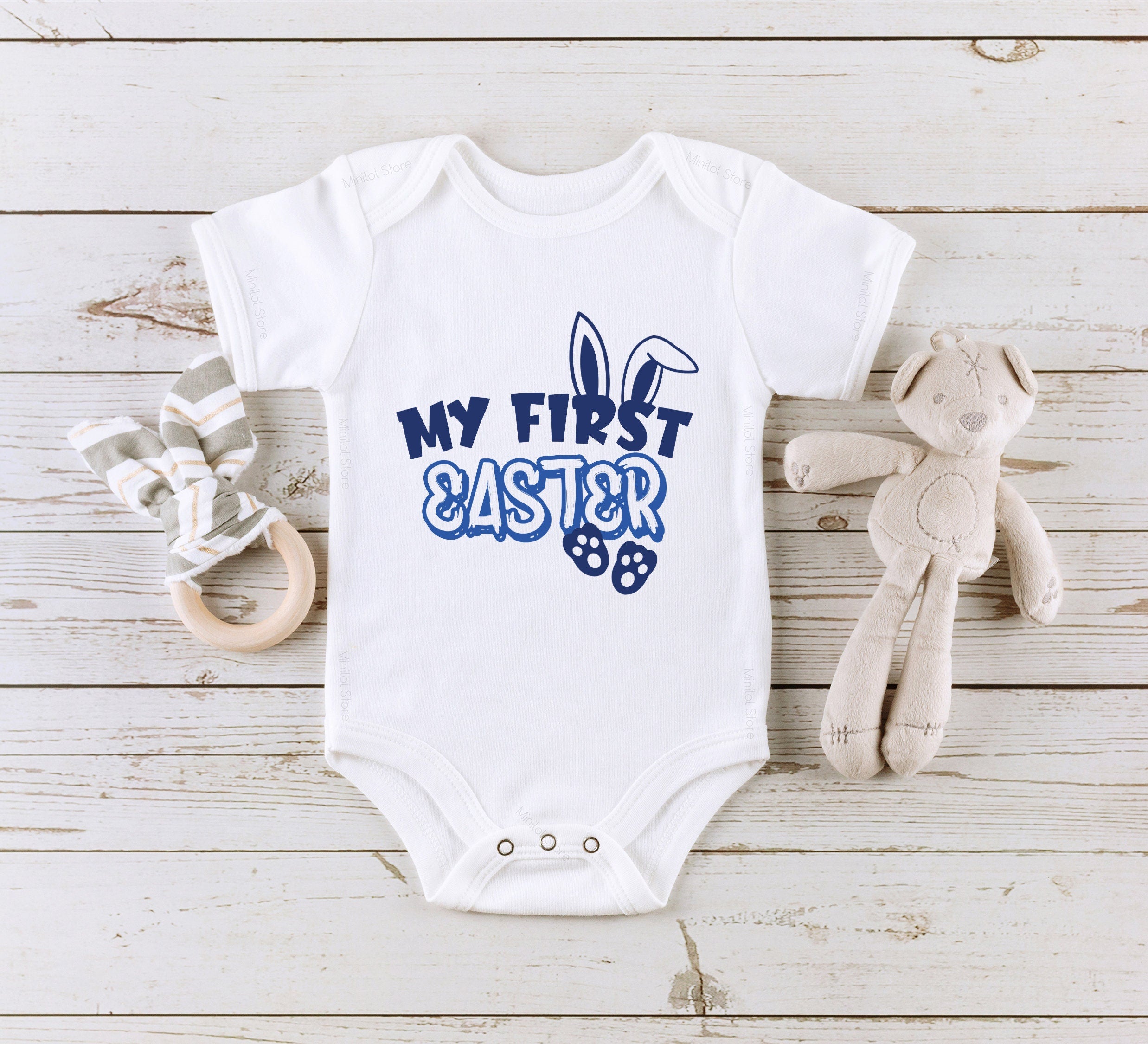 My First Easter Onesie® Baby Onesie® Easter Baby Onesie® Baby Onesie® Baby Boy Onesie® New Baby Gift, Newborn Onesie® Easter Egg Hunt