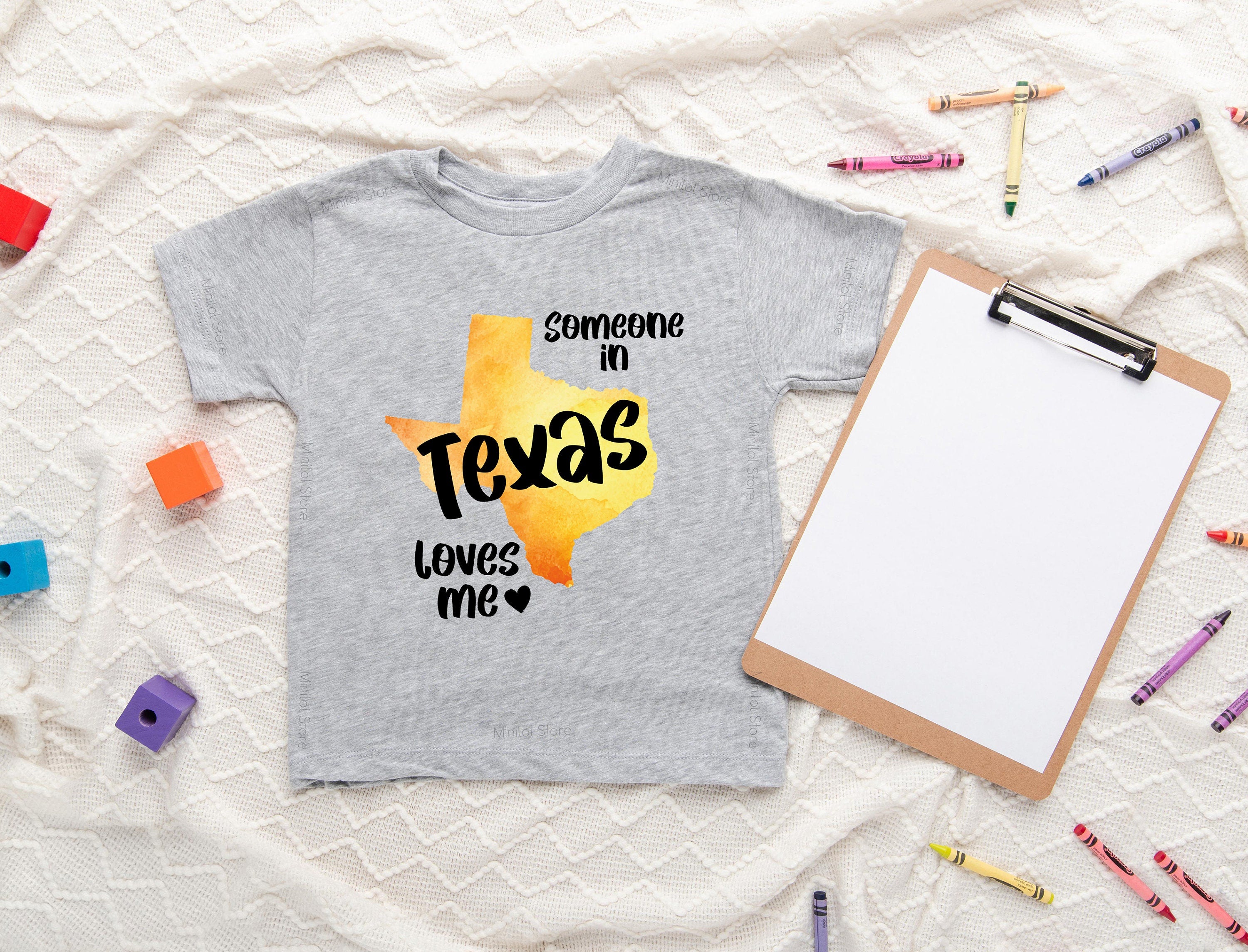 Someone In Texas Loves Me Shirt, Kids Shirt, Toddler Gift, Kids Boy Shirt, Kids Girl Gift, Unique Kids Shirt
