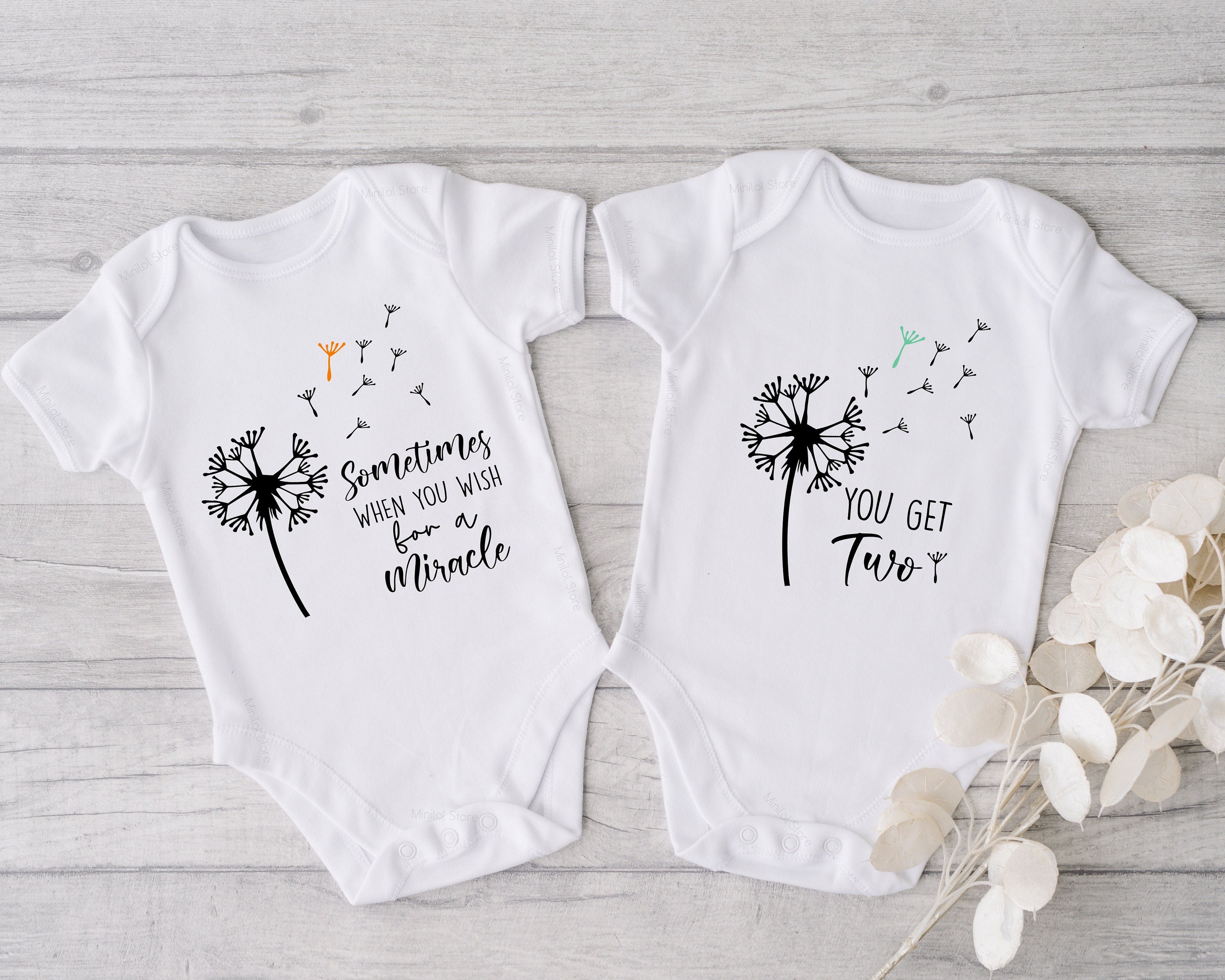 Twin Onesie®,Twin Baby Shirt, Twins Baby Gift, Twin Mom Gift, Twins Baby Shower