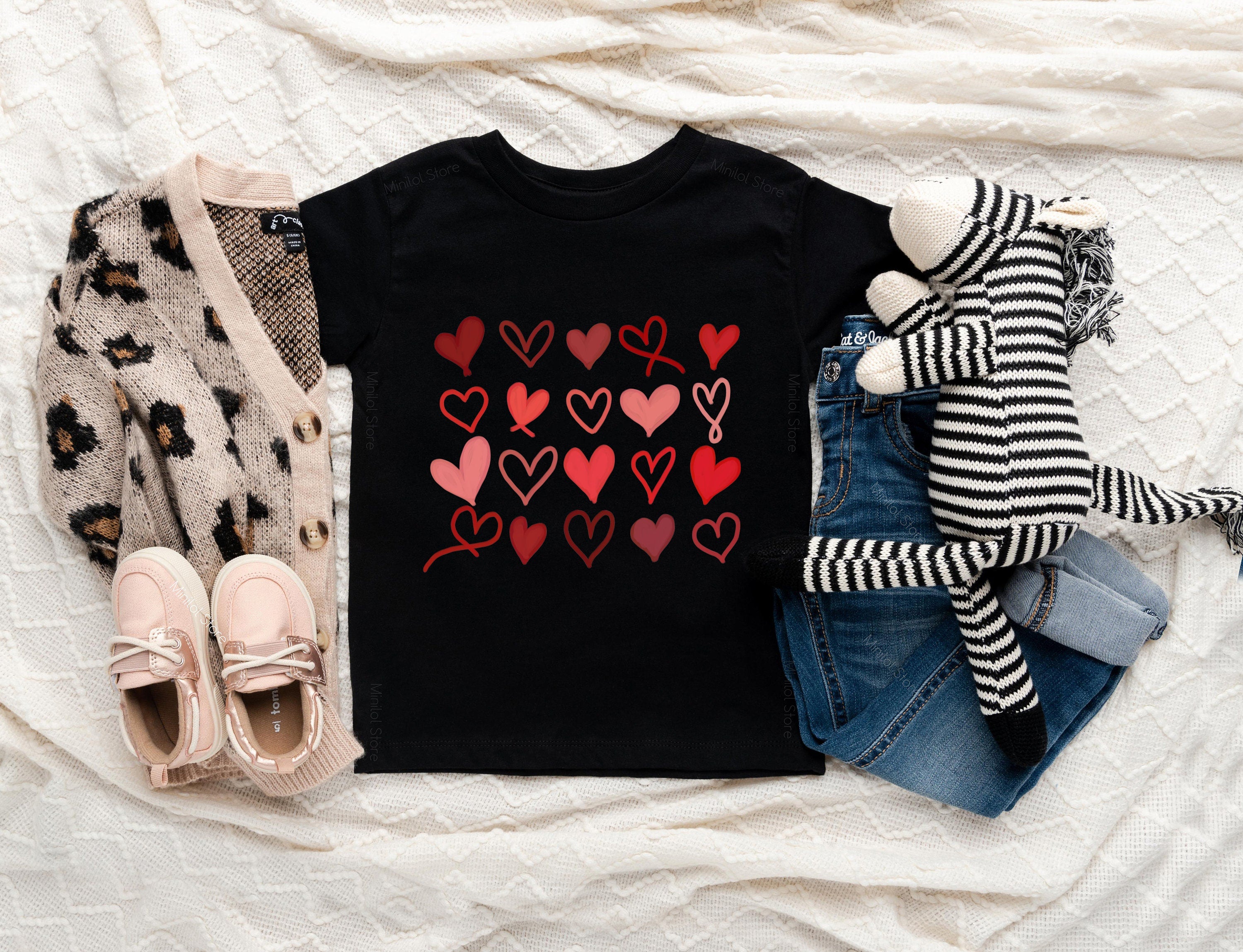 Mothers Day Heart Shirt, Mothers Day Shirt For Kids, Cute Heart Onesie®