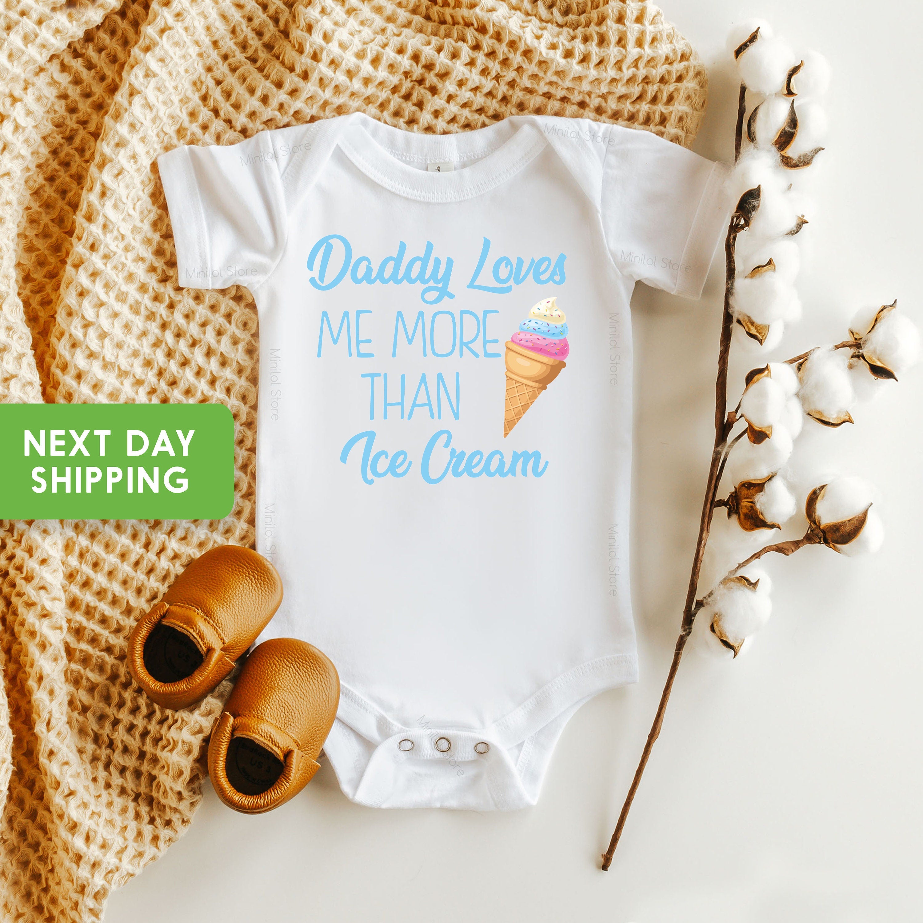 Ice Cream Onesie® Funny Baby Onesie®New Dad Onesie® Foodie Onesie® New Mom Onesie® Gellato Onesie® Take Home Onesie® New Baby Onesie®