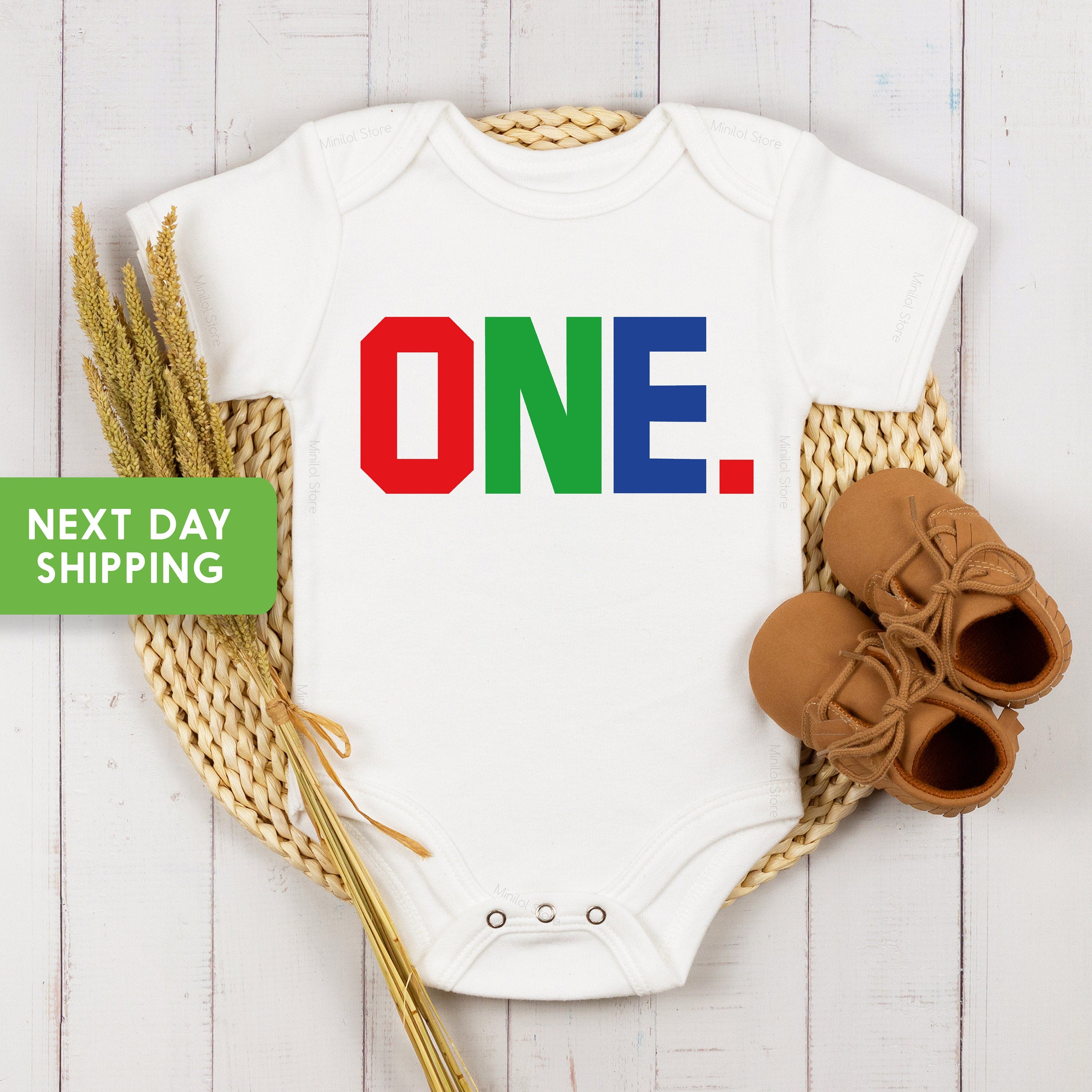 One Year Old Boys Onesie®, First Birthday Onesie®, 1st Birthday Onesie®, Boy, Boys First Birthday Onesie®, 1st Birthday Party