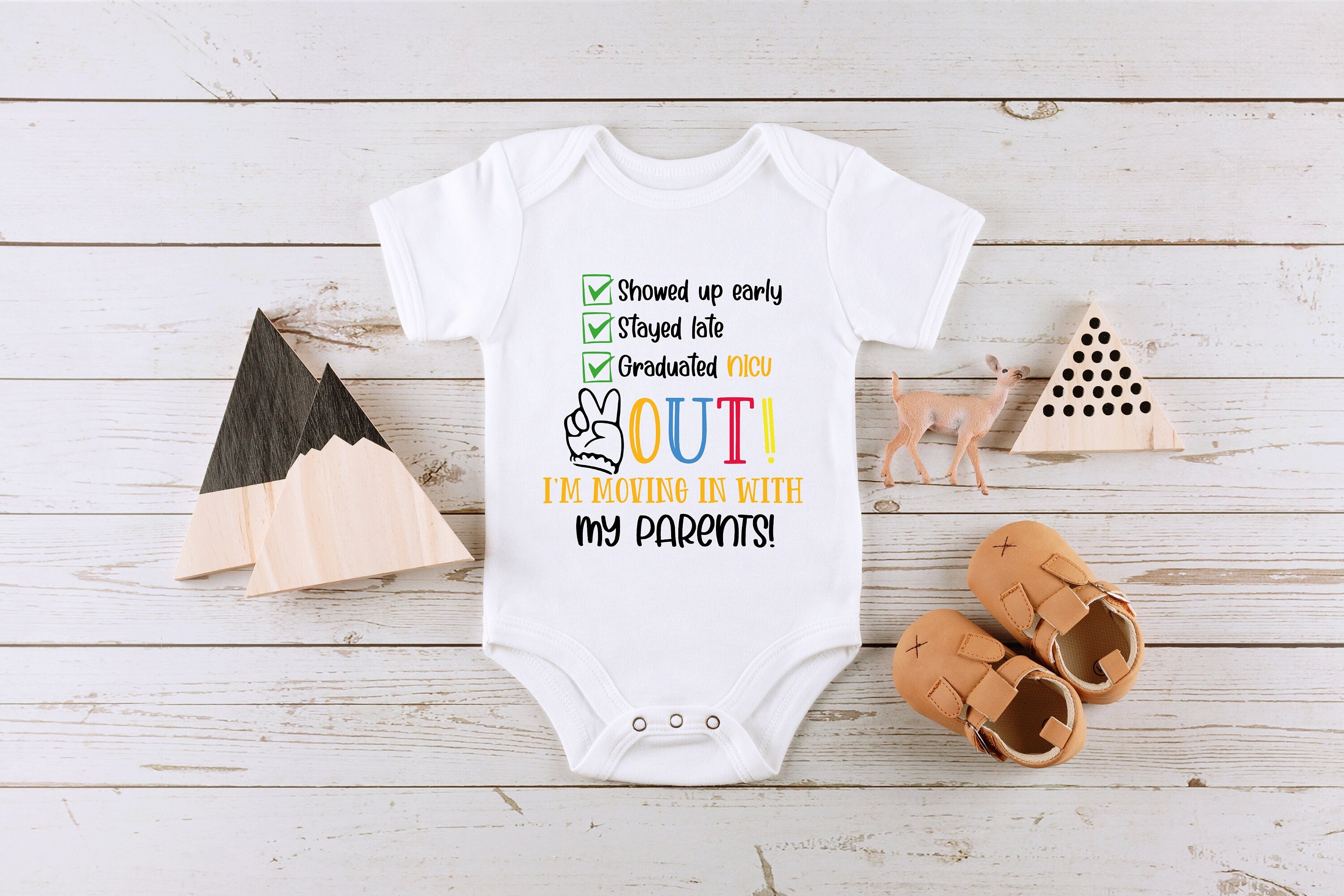 Peace Nicu Onesie®, Nicu Graduate Bodysuit, Going Home Onesie®, Preemie Baby Onesie®, Going Home Onesie®, Rainbow Baby Bodysuit