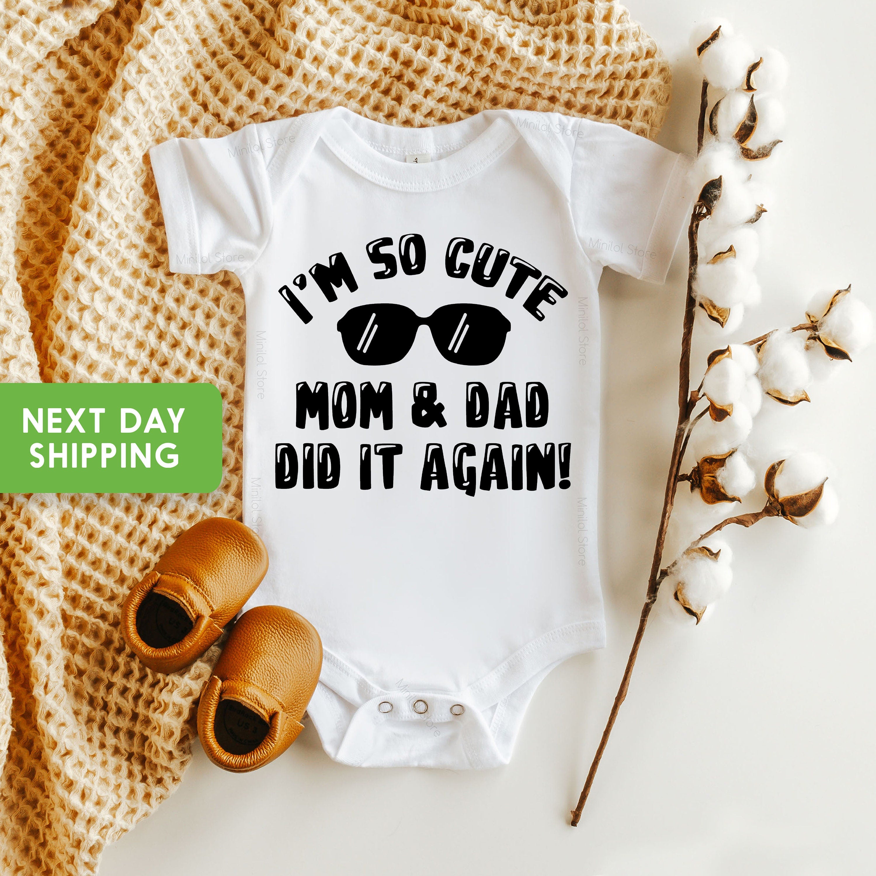 I'm So Cute Mom & Dad Did It Again, Promoted To Big Brother Shirt
