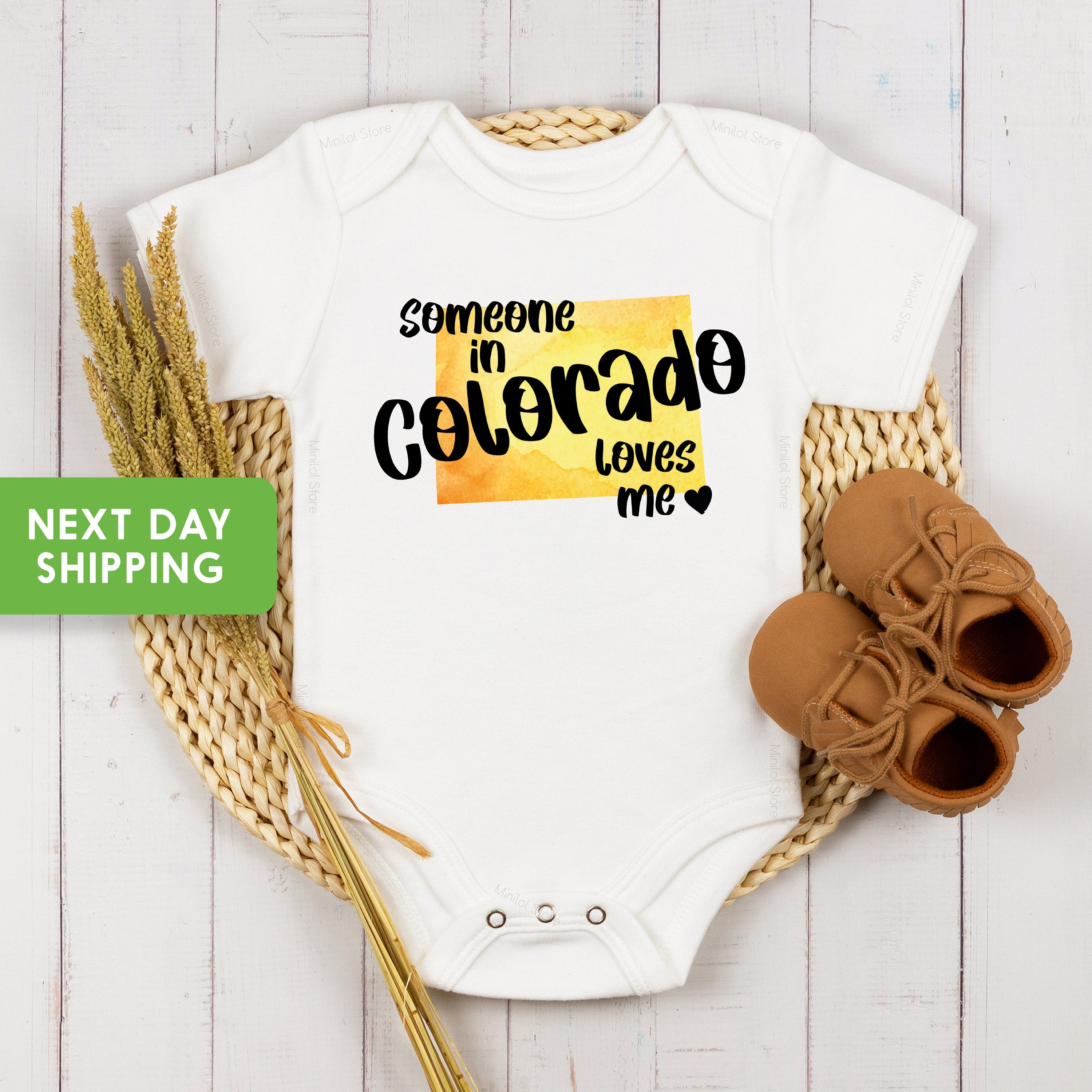 Someone In Colorado Me OnesieĀ®, State Baby OnesieĀ®, Baby Shower Gift, Baby Boy OnesieĀ®, Baby Bodysuit, Unique Baby Gift