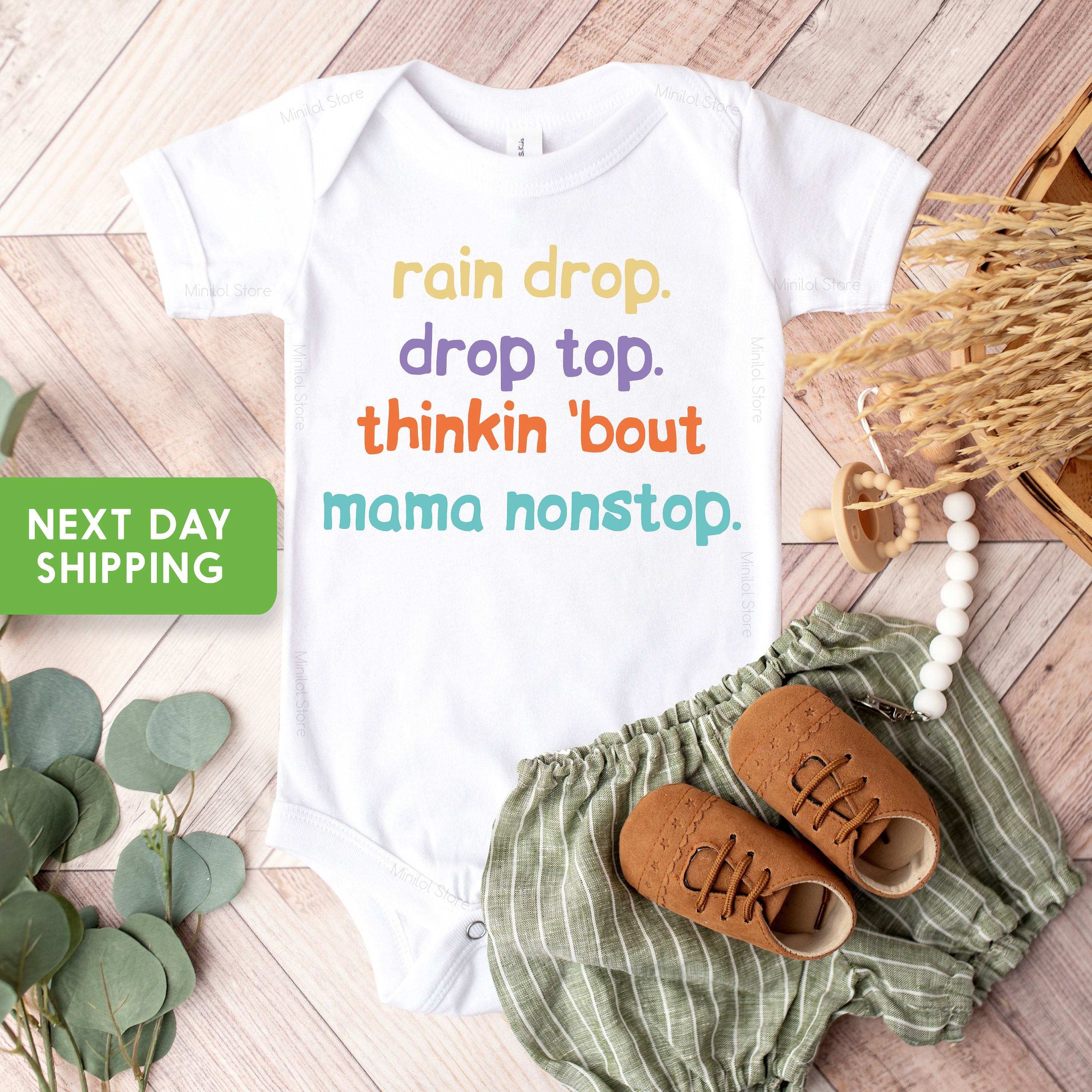 Funny Rap Onesie® Organic Baby Onesie® Gangsta Napper Onesie® I Love My Mom Onesie® Rain Drop Drop Top, Funny Baby Onesie®