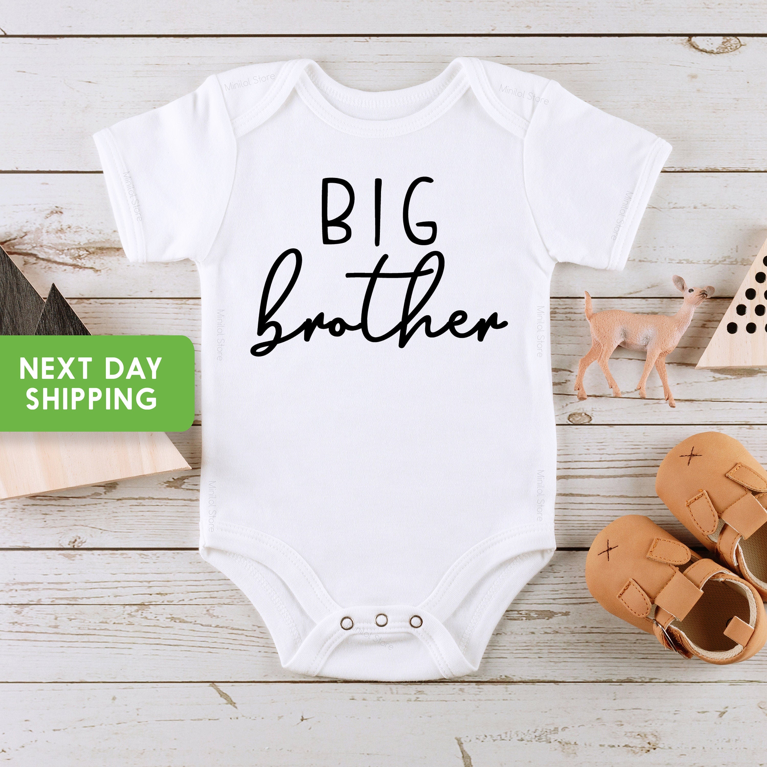Big Brother Onesie® Big Brother Bodysuit, Cute Big Brother Onesie® Big Brother Baby Shirt
