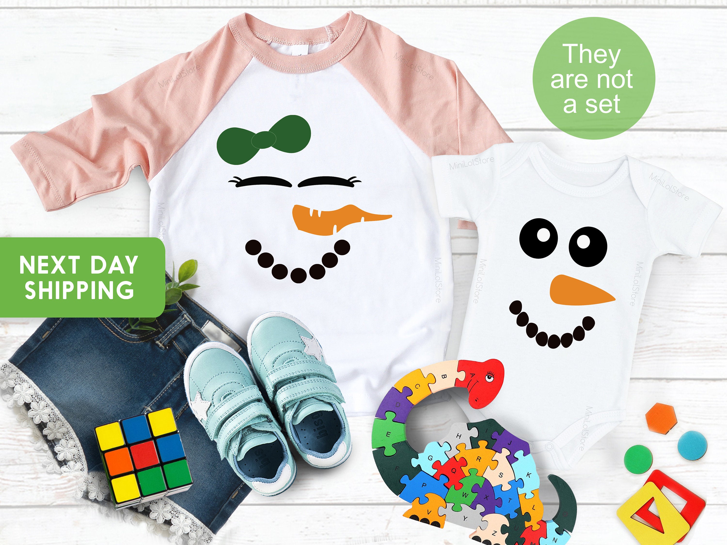 Christmas Shirt, Matching Snowman Shirts, Snowman Face Shirt, Couples Shirt, Toddler Boy/Girl Christmas Raglan Tee