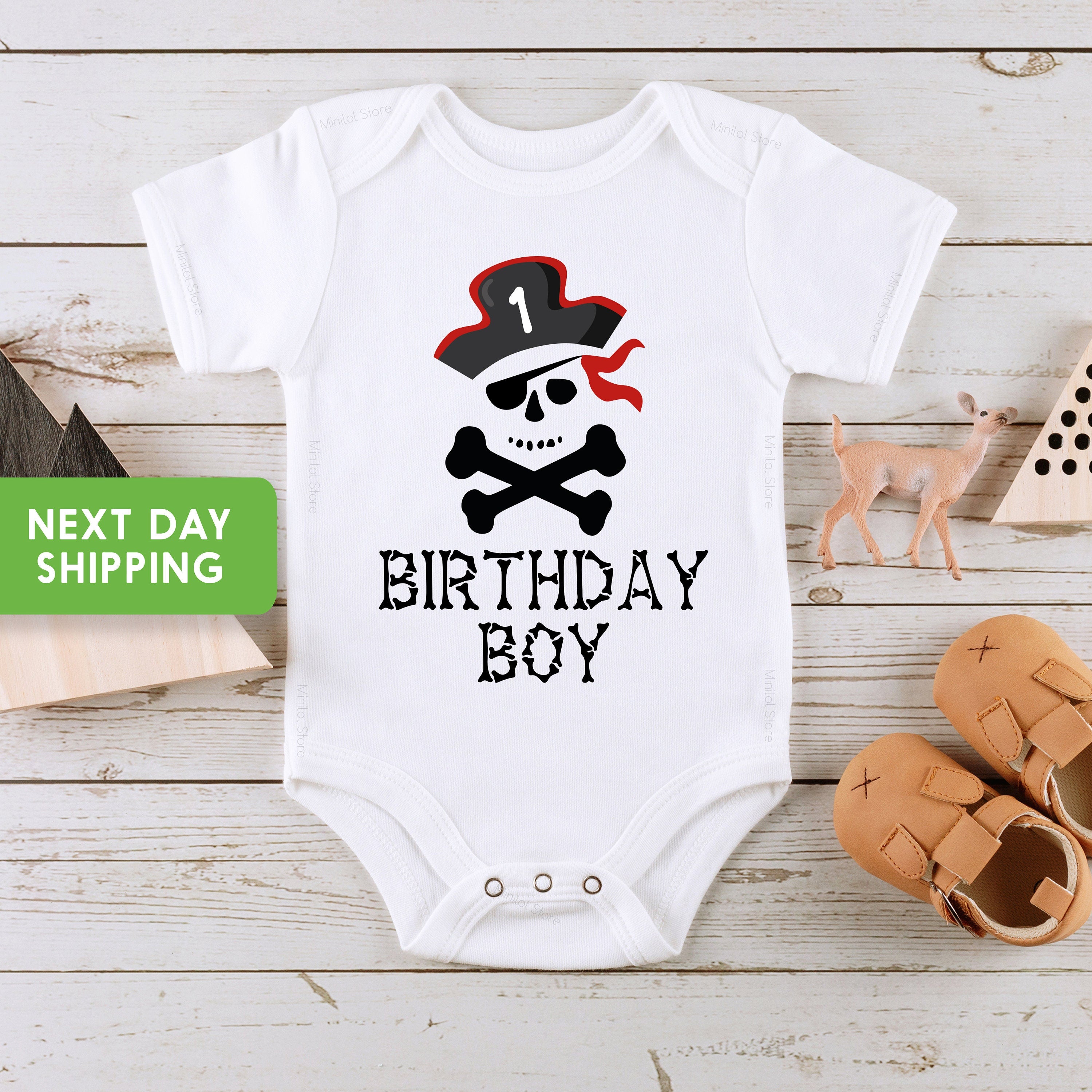 First Pirate Birthday Boy Shirt, 1st Birthday Shirt, Pirate Birthday Boy, Cute Pirate Birthday Party Shirt, Pirate Birthday Party