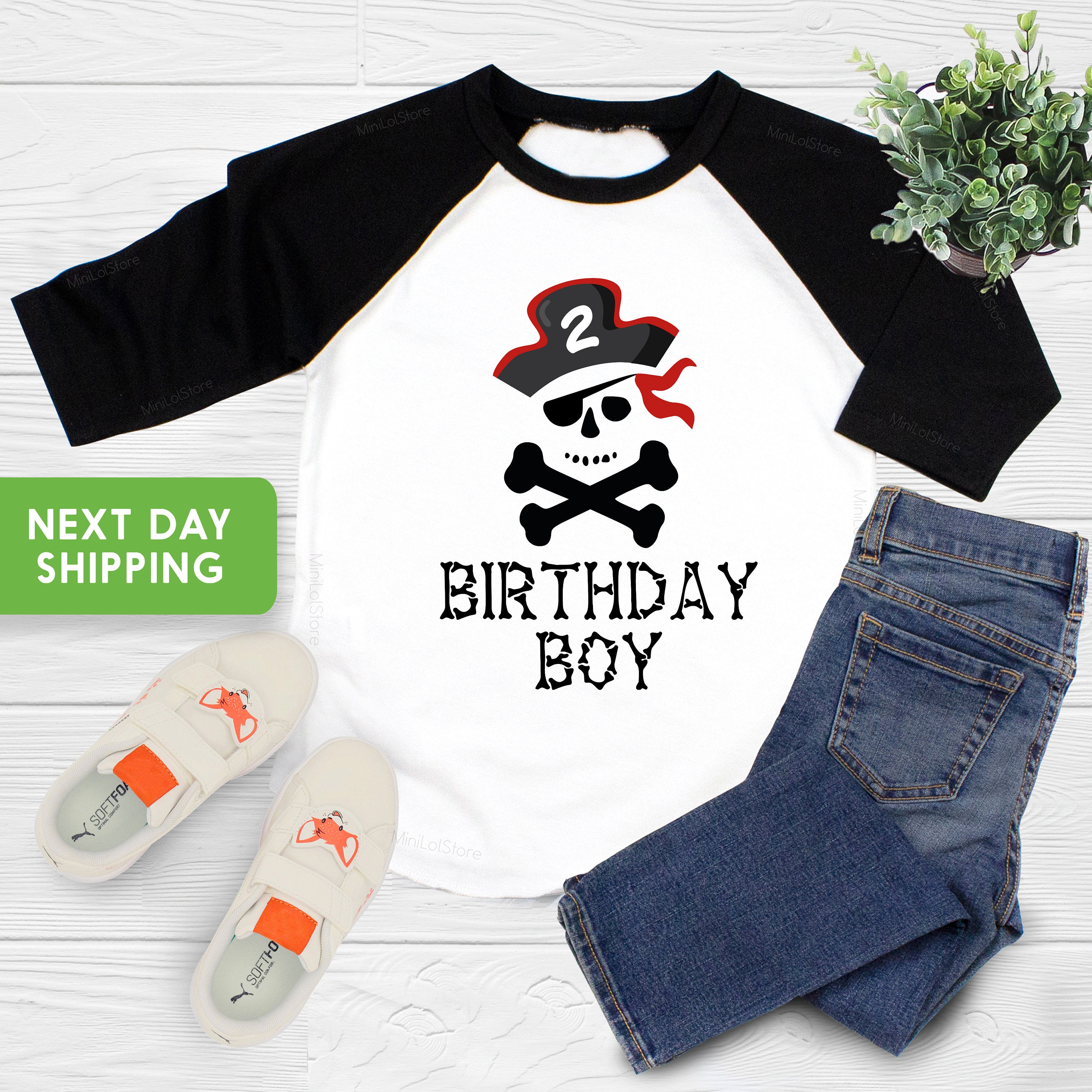 Second Pirate Birthday Boy Shirt, 2nd Birthday Shirt, Pirate Birthday Boy, Cute Pirate Birthday Party Shirt, Pirate Birthday Party