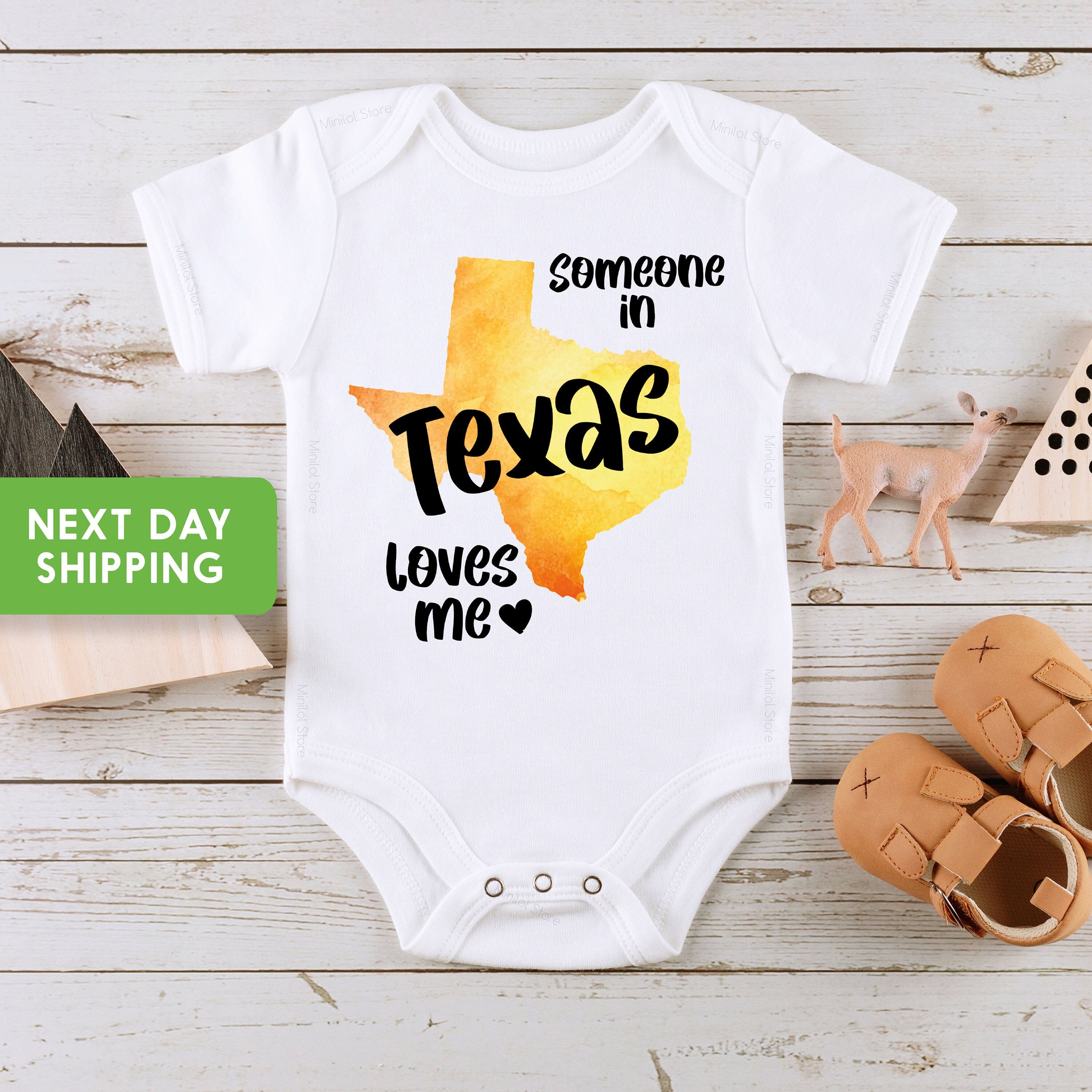 Someone In Texas Loves Me , Bodysuit, Baby Bodysuit , Baby Shower Gift, Baby Boy OnesieĀ®, Baby Bodysuit, Unique Baby Gift