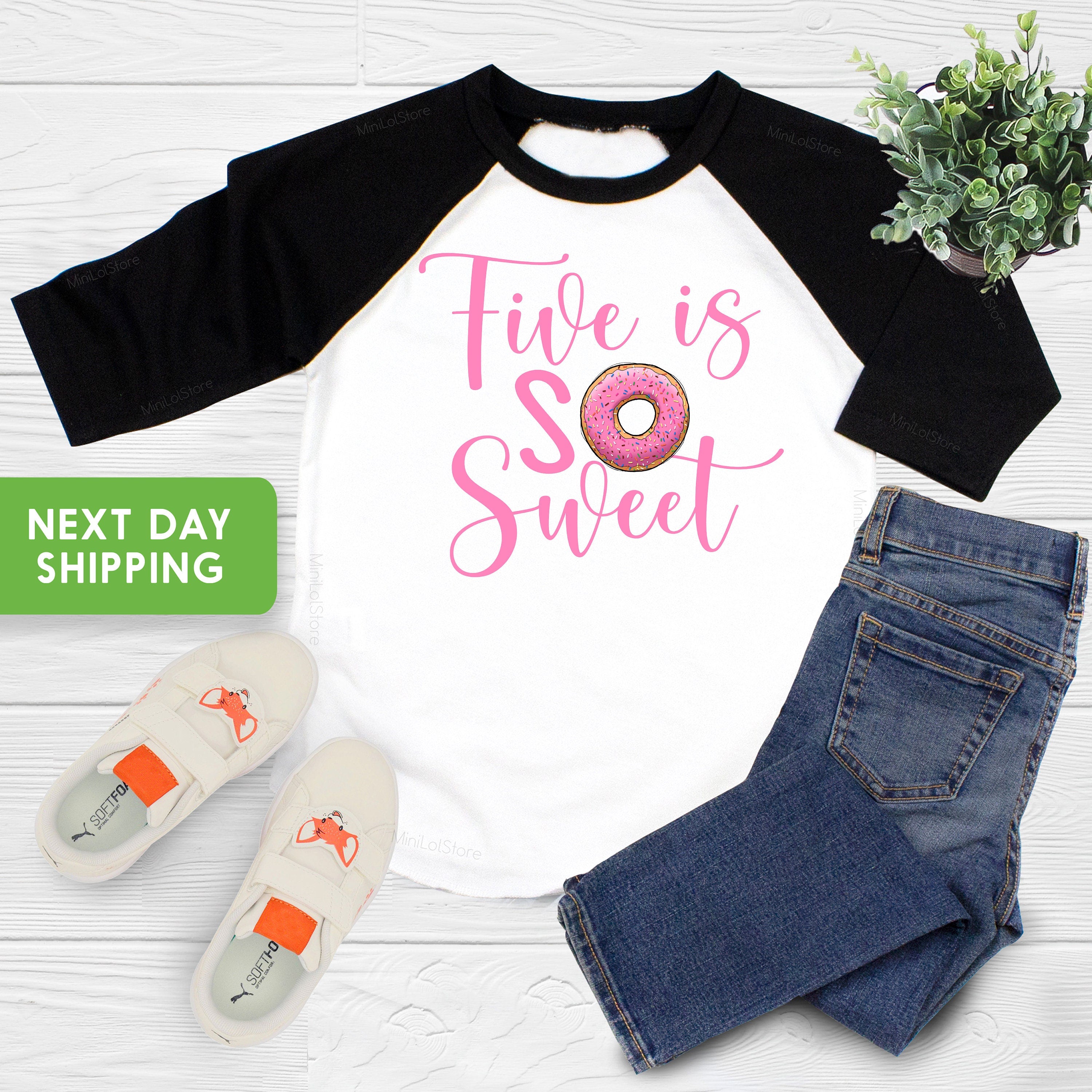 Five Is So Sweet Shirt, Donut Birthday Shirt, Fifth Birthday Shirt, 5th Donut Birthday Outfit, Donut Birthday, Doughnut Birthday Shirt