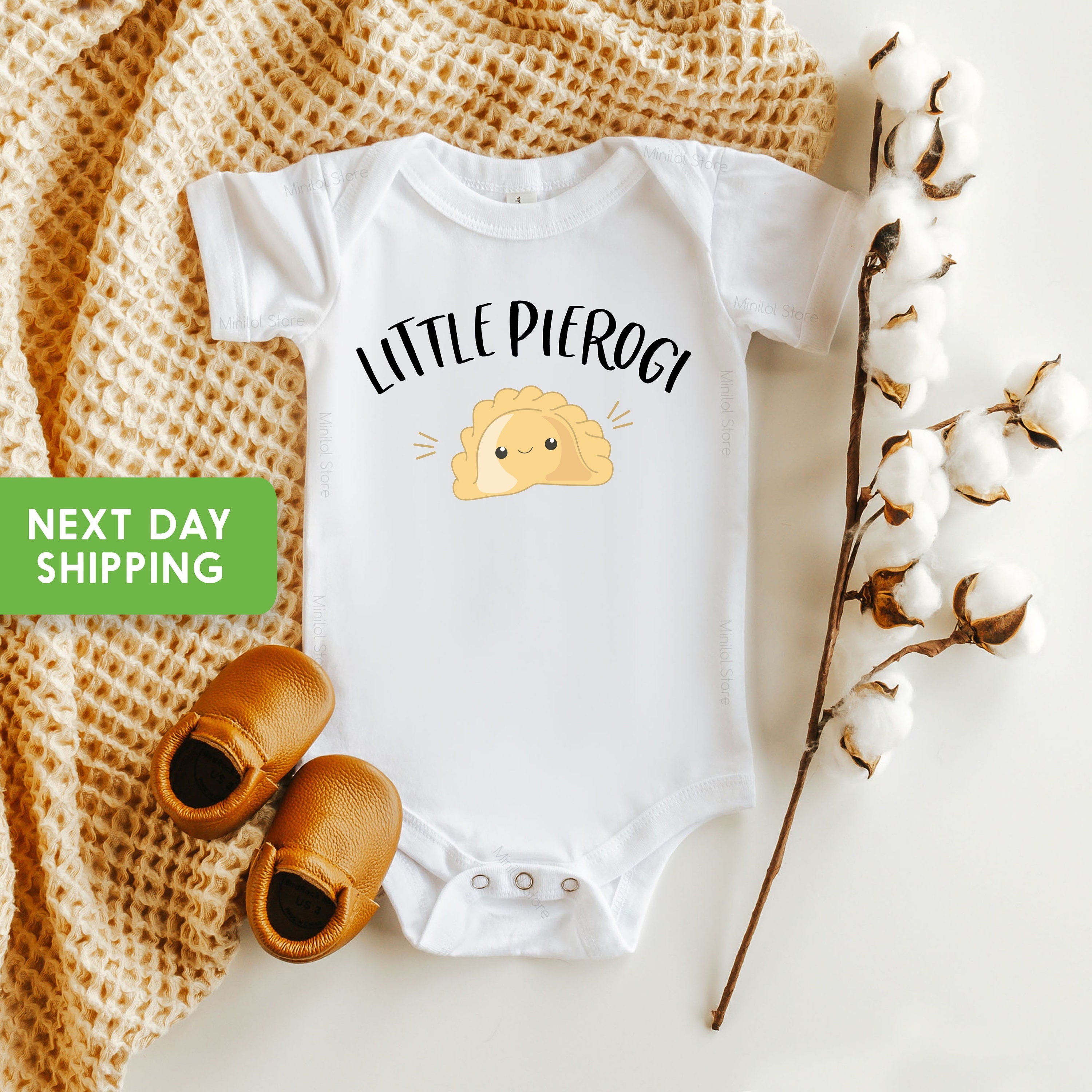 Little Pierogi Onesie® , Polish Onesie®, Girl Onesie®, Baby Boy Onesie®, Food Onesie®, Polish Money Onesie®, Polska Onesie®, Baby Gift