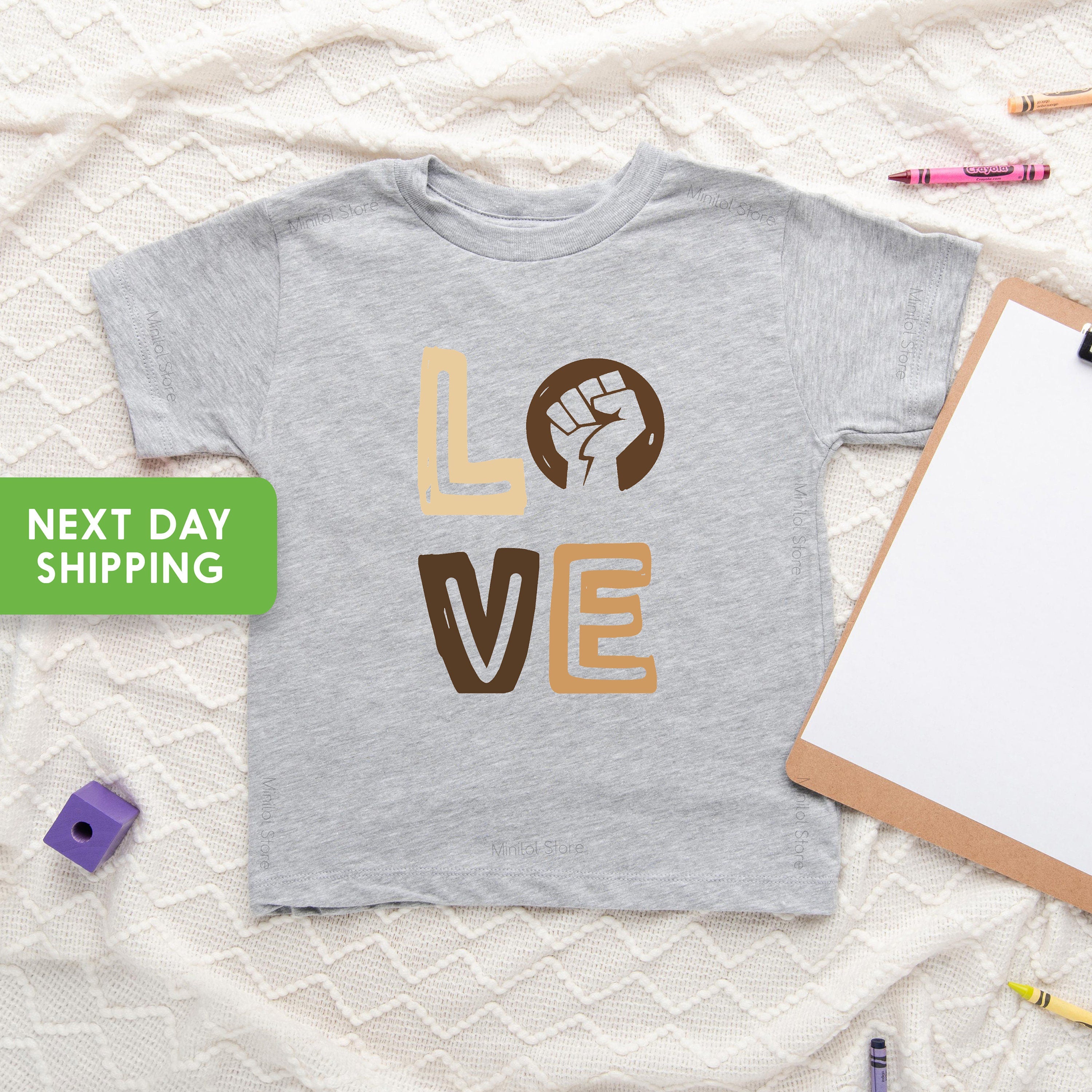 Love Baby Shirt , Black Lives Matter Shirt, Civil Rights Shirt, Black History Shirt, Girl Shirt