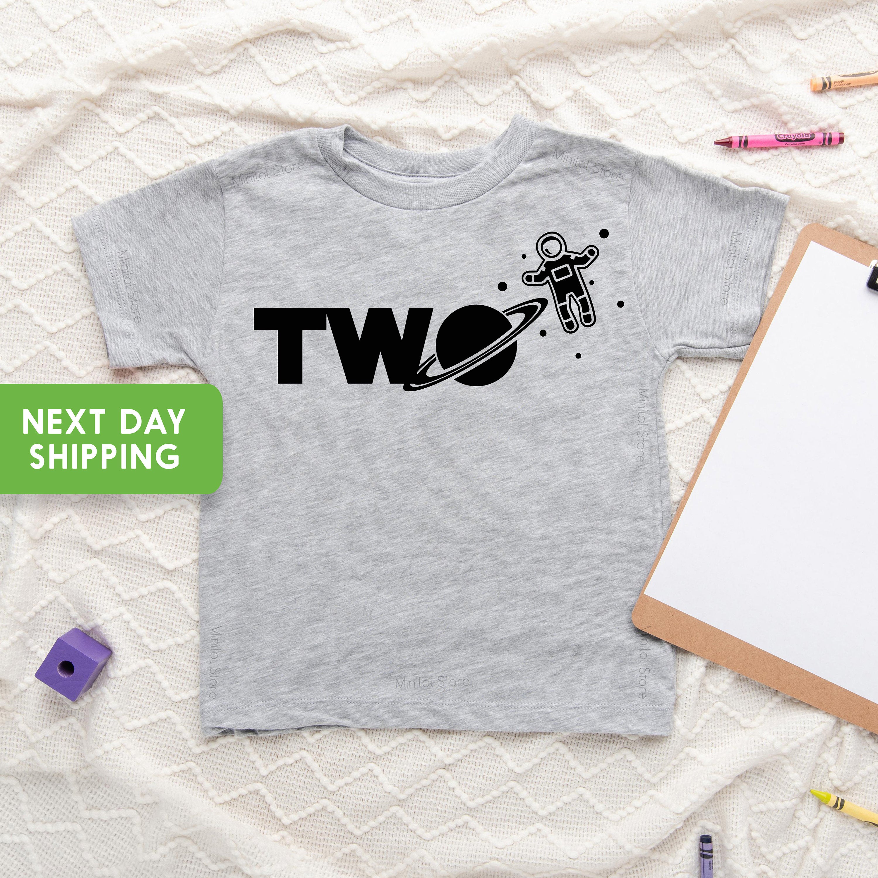 Two Space Onesie®, Space Birthday Onesie®, Astronaut Party Onesie®, Second Birthday Onesie®, Space Party Onesie®, Two Year Birthday Party