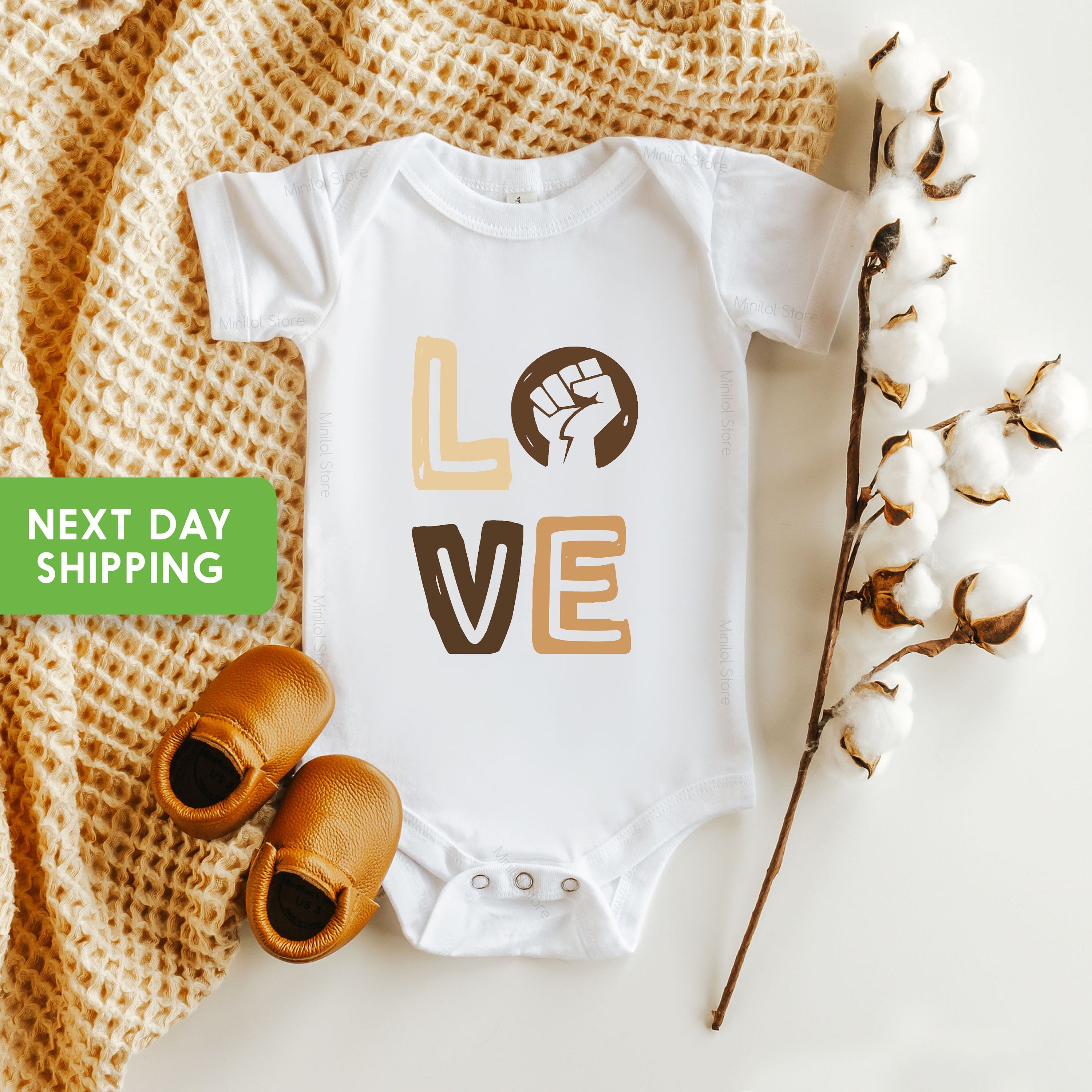 Love Baby Onesie® , Black Lives Matter Shirt, Civil Rights Bodysuit, Black History Shirt, Baby Onesie®
