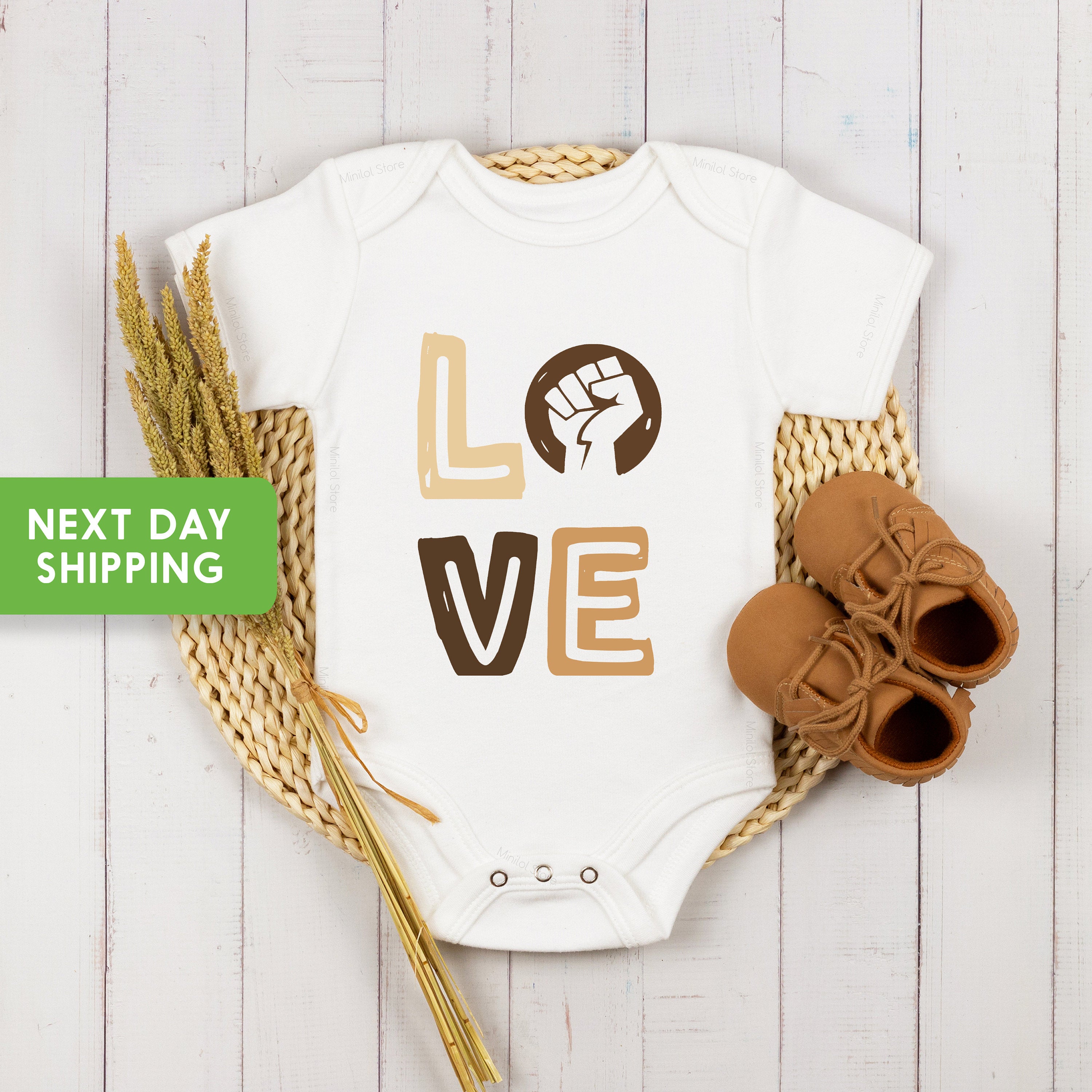 Love Baby Onesie® , Black Lives Matter Shirt, Civil Rights Bodysuit, Black History Shirt, Baby Onesie®