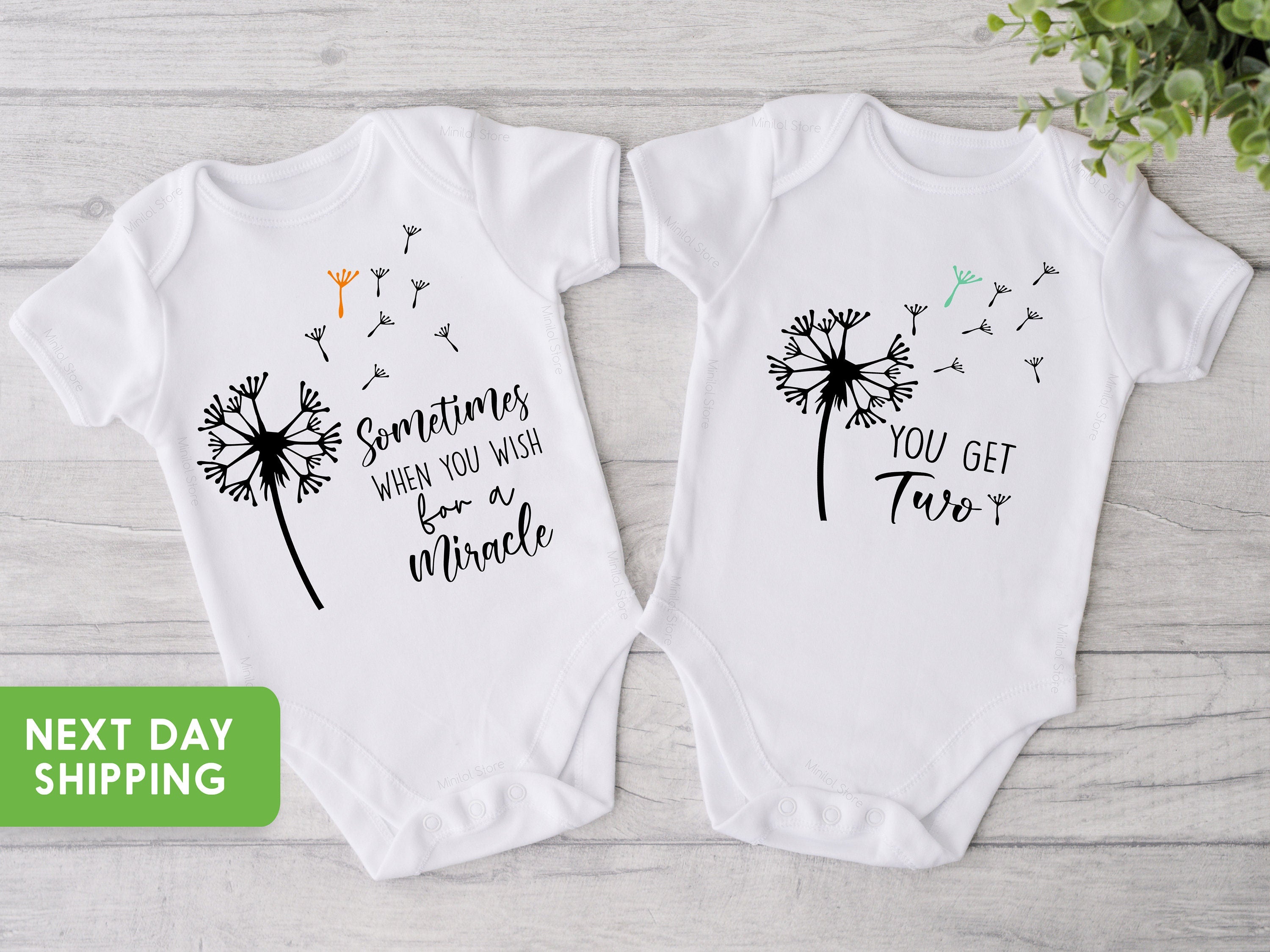Twin OnesieĀ®,Twin Baby Shirt, Twins Baby Gift, Twin Mom Gift, Twins Baby Shower