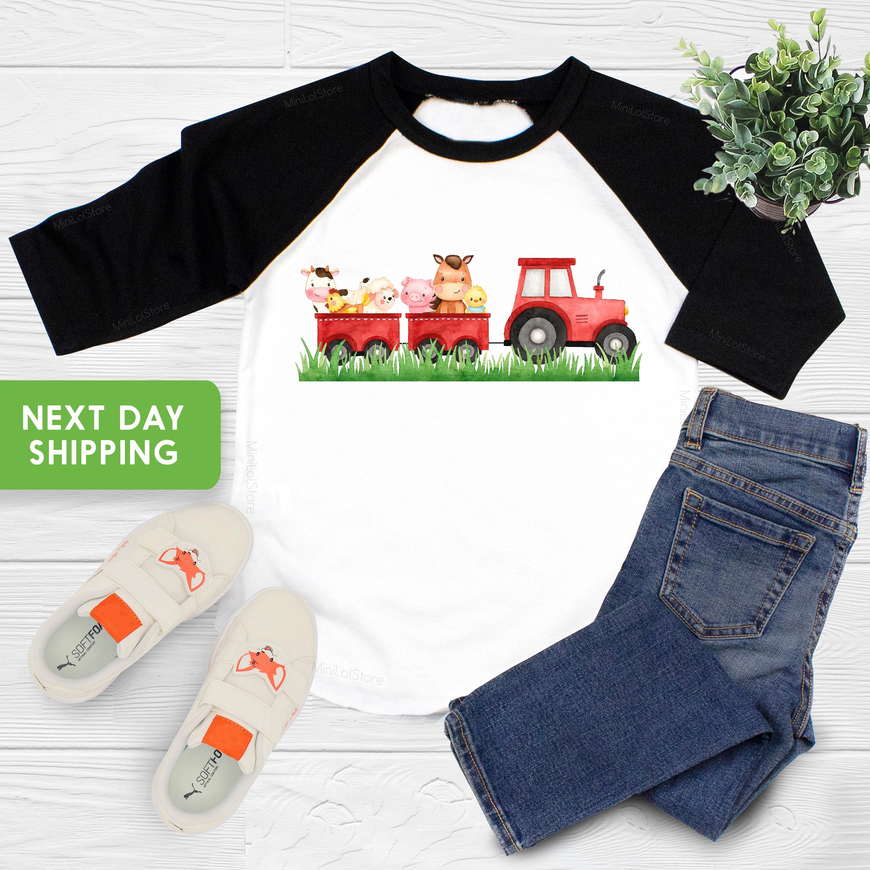 Farm Help On It's Way Shirt, Funny Farm Shirt, Farm Baby Outfit For Dad, Country OnesieĀ® For Baby