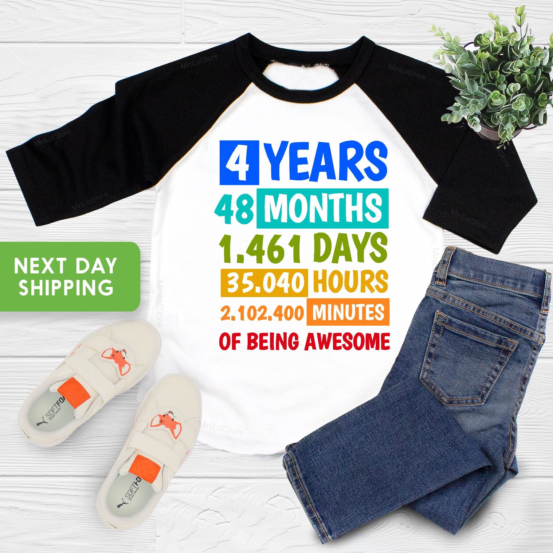4th Boy Birthday Shirt, Fourth Birthday Gift, 4 Years Of Being Awesome, Boys Birthday Shirt 4, For 4 Year Old Boy, Birthday Boy Gift