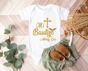 Mi Bautizo Personalized Spanish Baptism Onesie® baptism and godparent product image 2