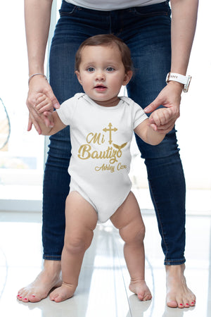 Mi Bautizo Personalized Spanish Baptism Onesie® baptism and godparent product image 4