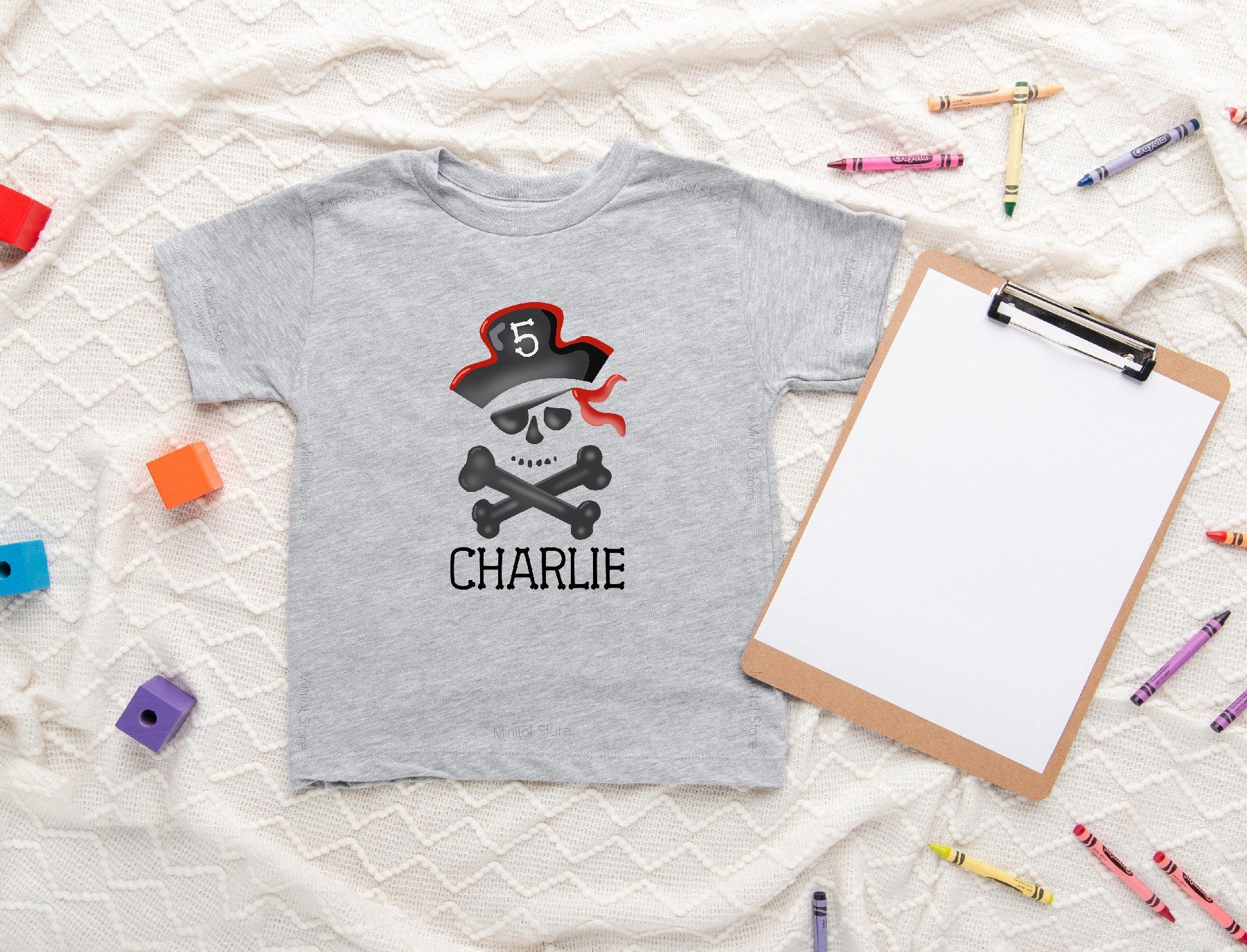 Personalized Pirate Birthday Boy Shirt, 5th Birthday Shirt, Cute Pirate Birthday Party Shirt, Pirate Birthday Party