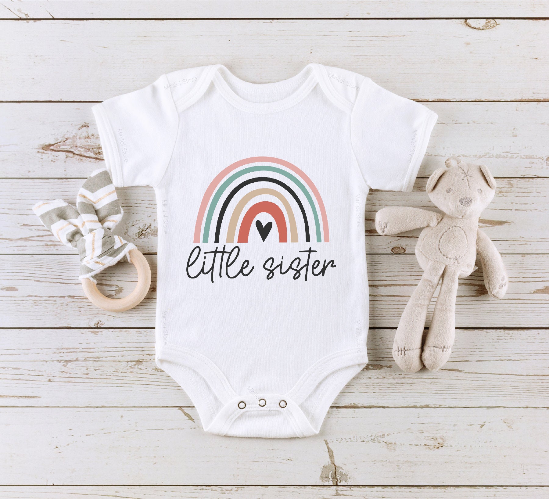 Big Sister Little Sister Outfits, Pregnancy Announcement, Older Sister Younger Sister Shirts, Rainbow Kids Shirt, Big Sister Siblings Shirt