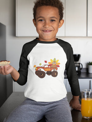 Seasonal apparel color chart for Personalized Turkey Monster Truck Thanksgiving Baby Onesie®