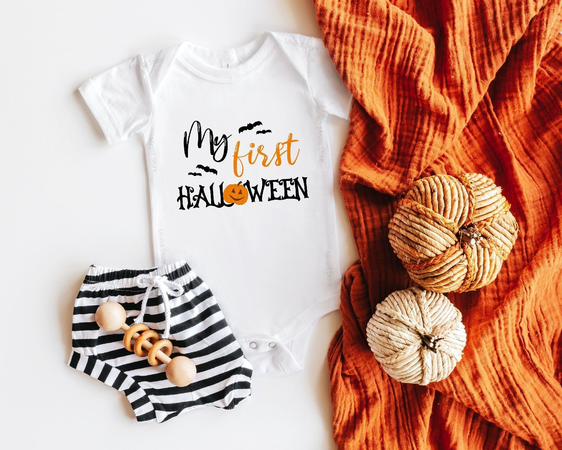 Cute Halloween OnesieĀ®, Baby's First Halloween OnesieĀ®, 1st Halloween Baby Gift, Baby Halloween Gift, First Halloween, Spooky Baby OnesieĀ®