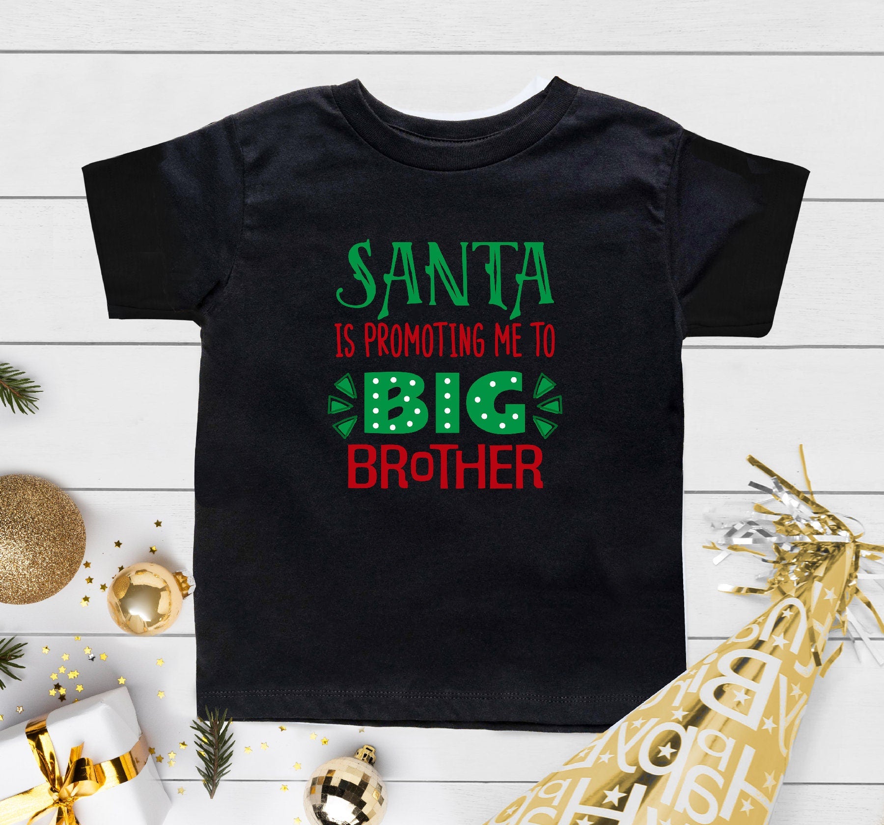 Promoted to Big Brother Shirt, Christmas Big Brother Shirt, Big Brother Christmas Shirt, Pregnancy Announcement Shirt, Christmas Pregnancy