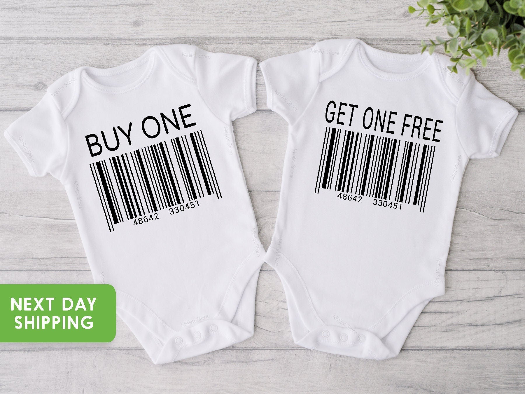 Buy One Get One Twin OnesieĀ® Set, Funny Twin OnesieĀ® Set, Best Friends Twin Bodysuits, Buy One Get One Twin OnesieĀ®