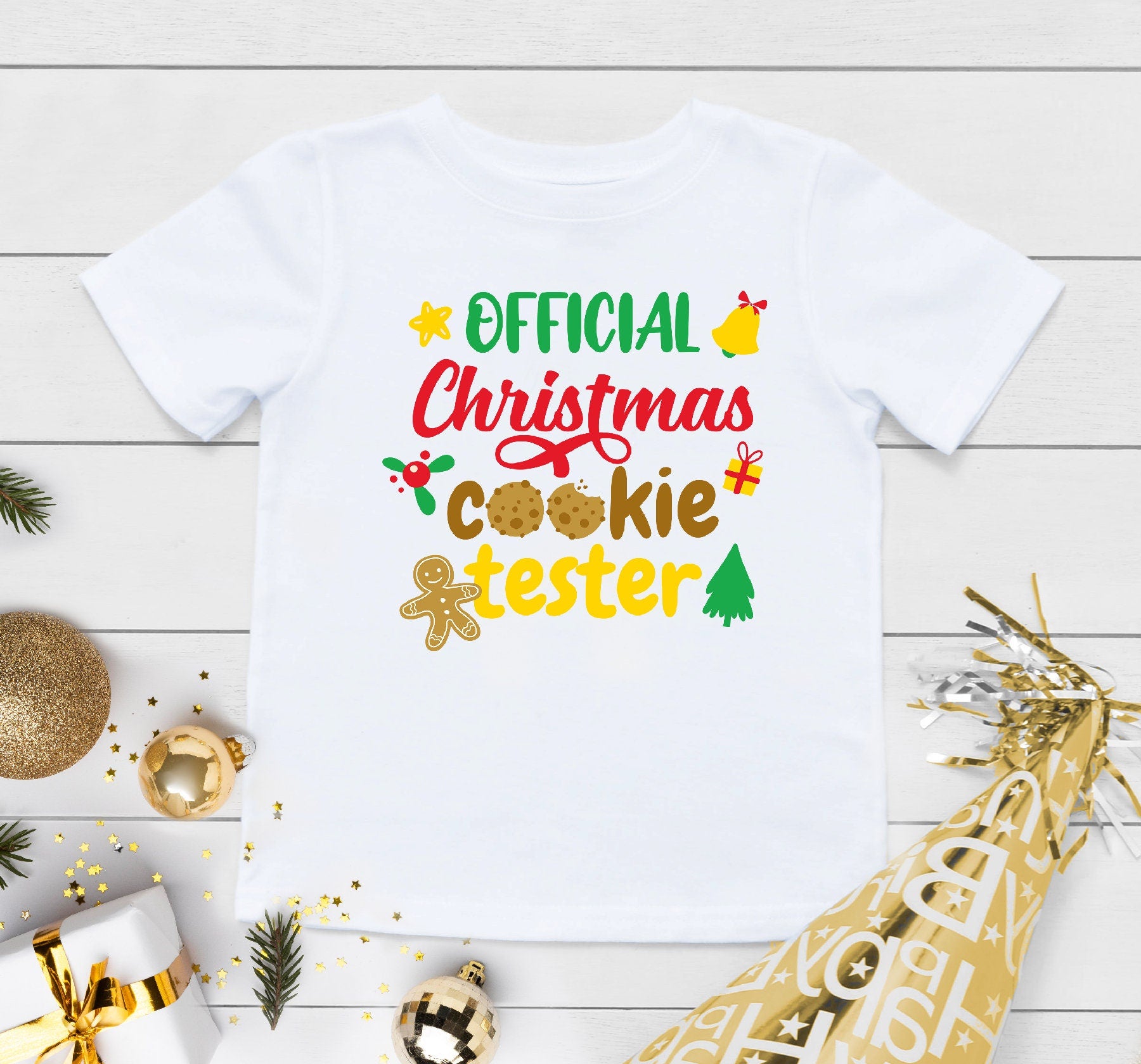 Funny Christmas Toddler Shirt, Christmas Cookie Tester Baby OnesieĀ®, Christmas Kids Shirt, Cute Cookie Tester Shirt, Merry Christmas Shirt