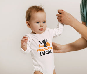Personalized First Halloween Baby Onesie® product image 5