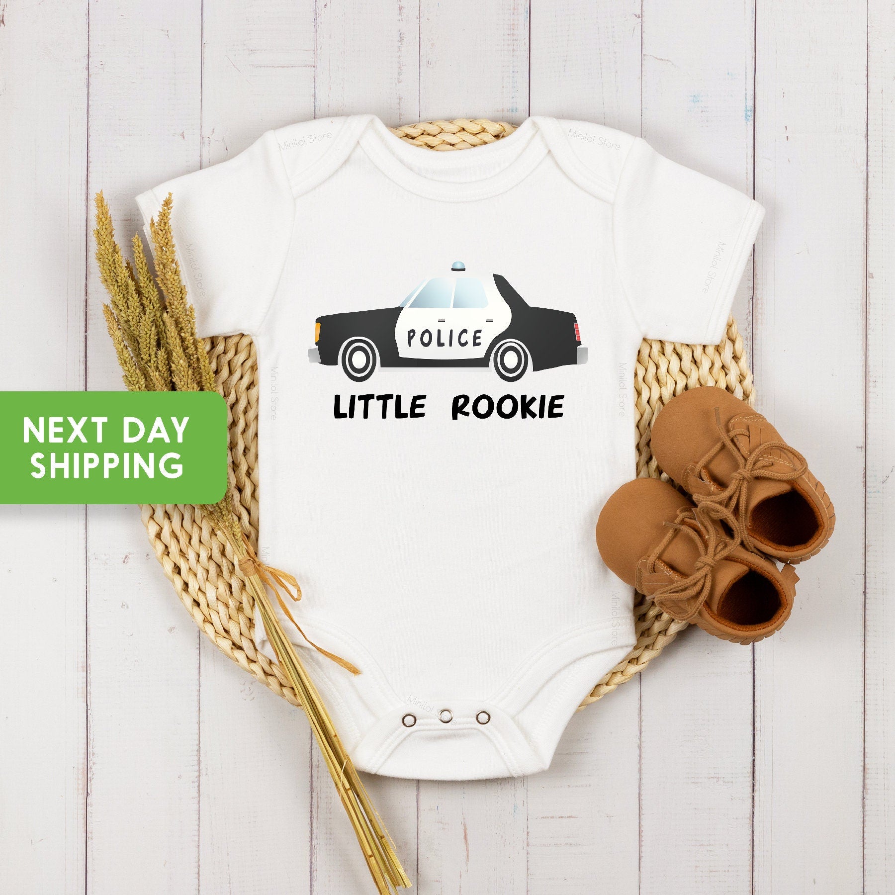 Police OnesieĀ®, Little Police OnesieĀ®, Baby Boy Clothes, Baby Shower Gift, Police Baby Bodysuit, Policeman Baby Bodysuit
