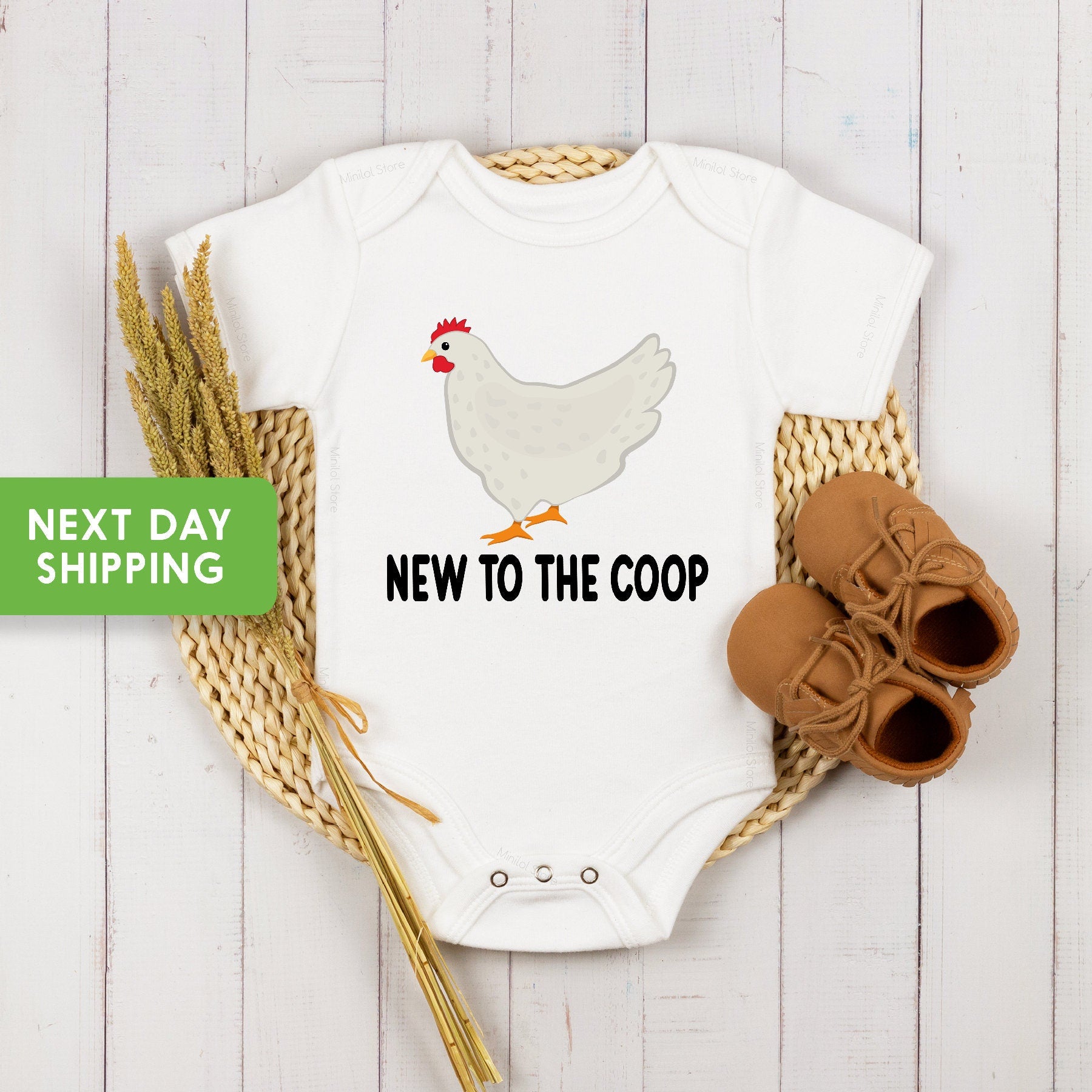 Funny Farm Onesie®, Chicken Onesie®, Chicken Baby Gift, Funny Chicken Onesie®, Farm Onesie®, Farm Baby Gift, Farm Baby Gift