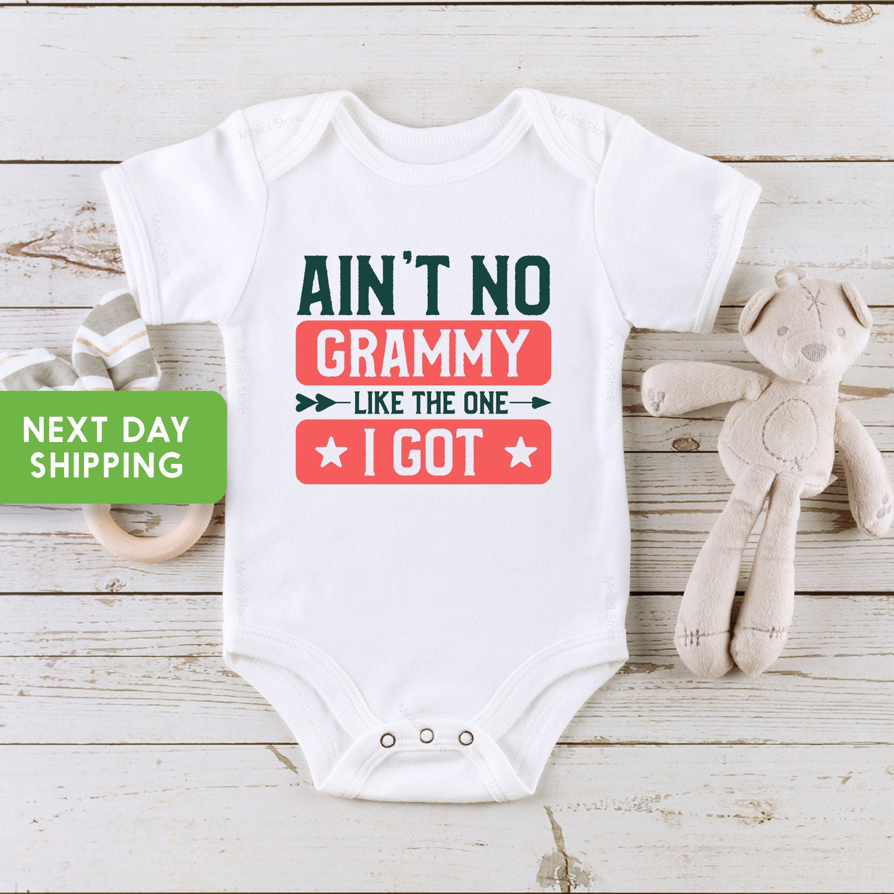Grammy Onesie® for Baby, Gift from Grammy for Newborn Boy or Girl, Grammy Baby Bodysuit, Grammy's Grandchild, Baby Shower Gift