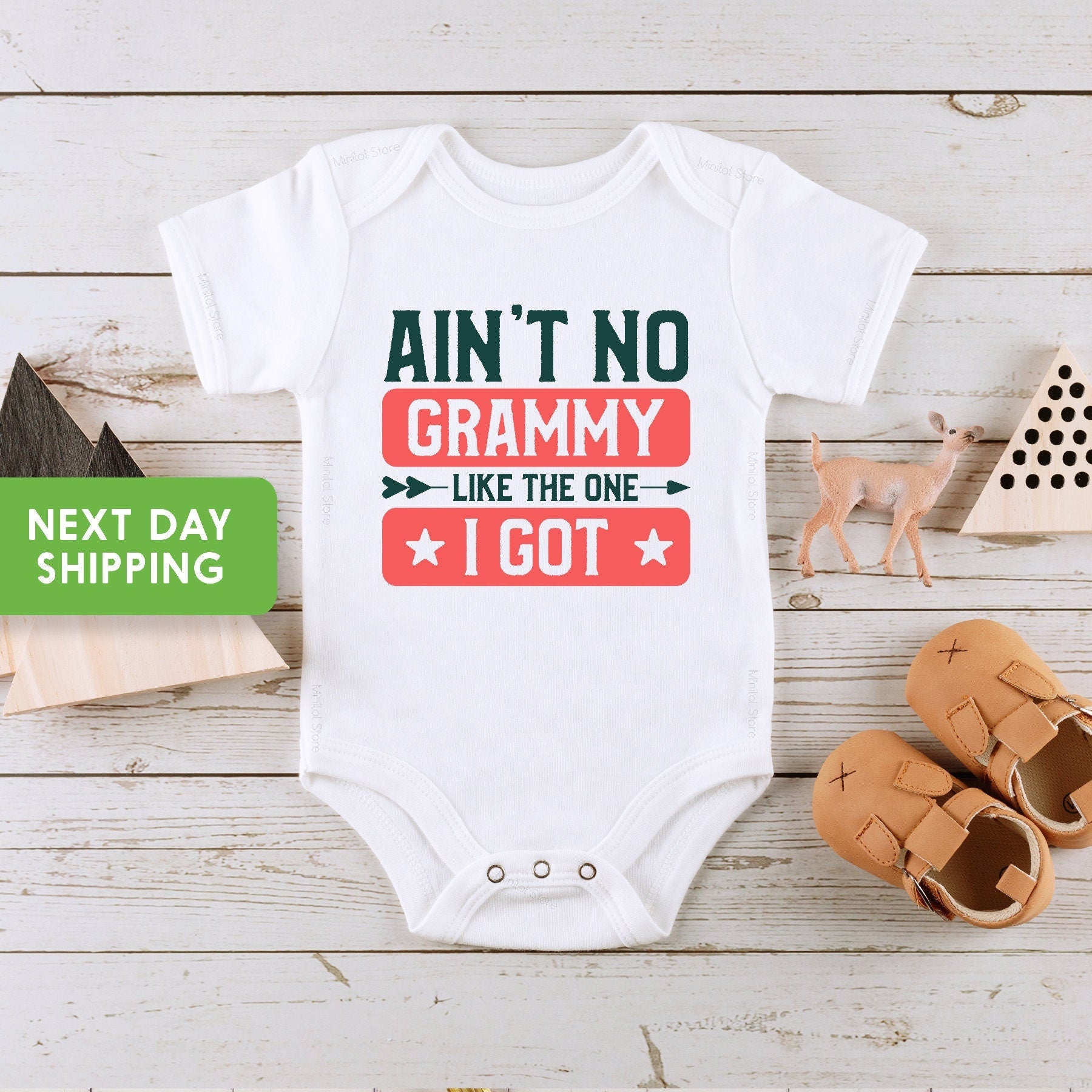 Grammy Onesie® for Baby, Gift from Grammy for Newborn Boy or Girl, Grammy Baby Bodysuit, Grammy's Grandchild, Baby Shower Gift