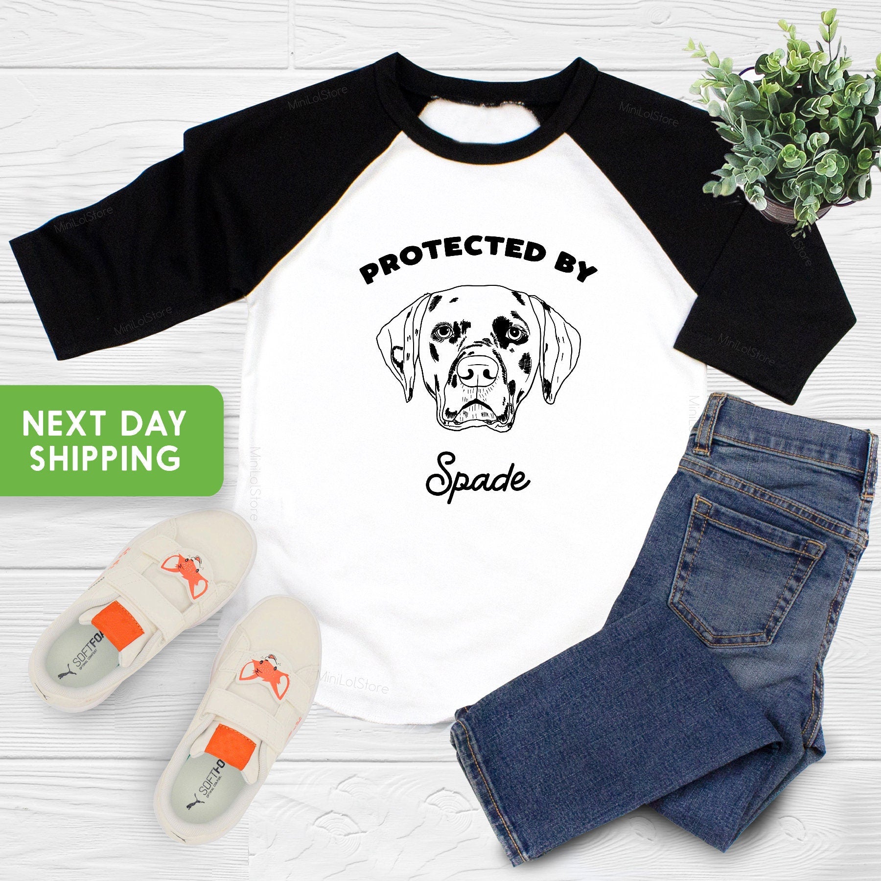 New Best Friend Onesie®, Protected By Dog Onesie®, Personalized Dog Name Onesie®, Dog Name Onesie®, Baby Shower Gift, Newborn Baby Gift